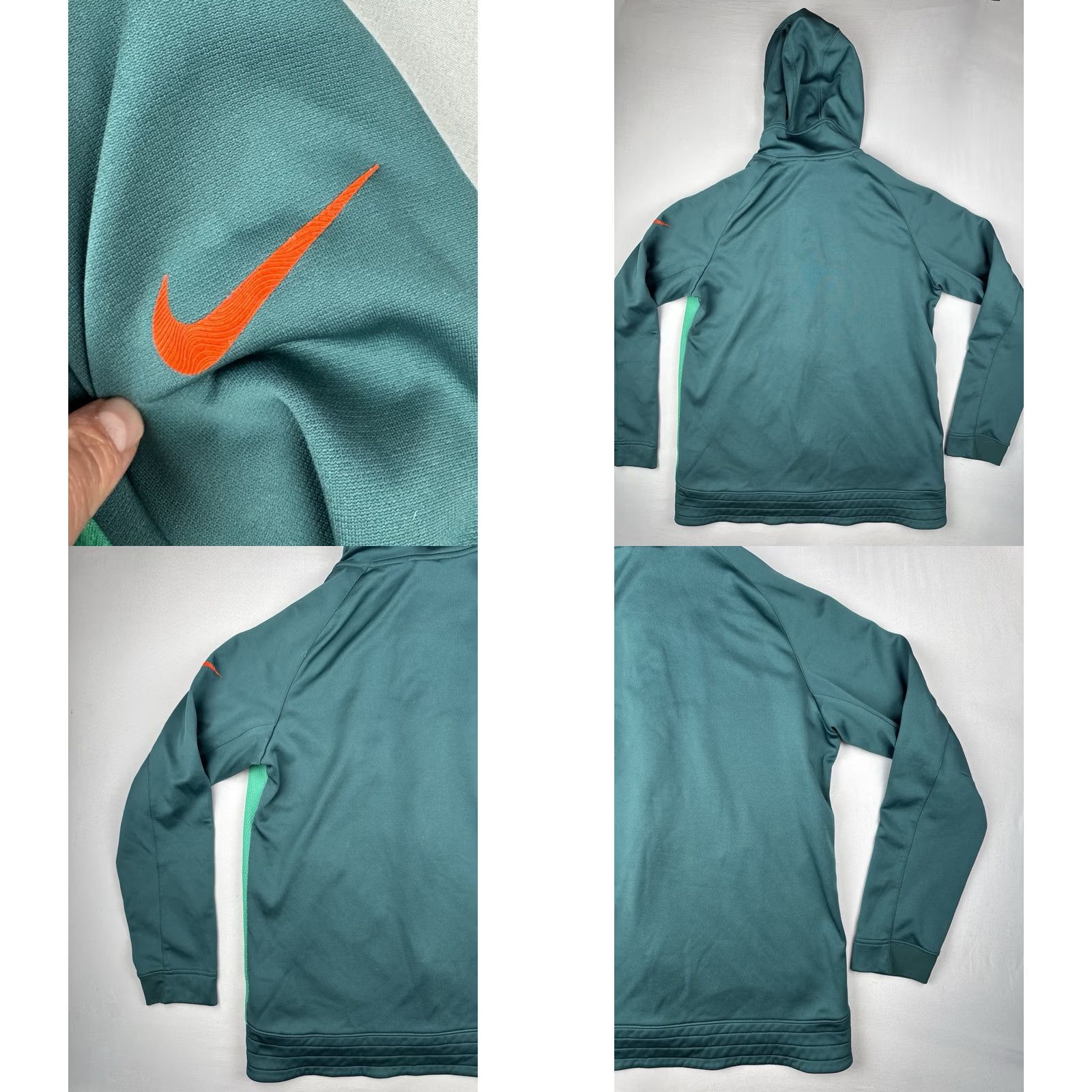 Nike Nike Therma-Fit Hoodie Jacket Green Full Zip KD Basketball Size L Mens Size US L / EU 52-54 / 3 - 8 Thumbnail