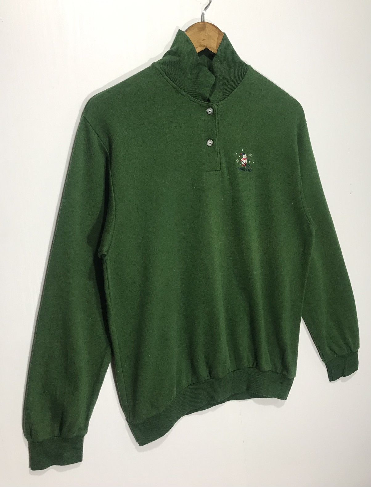 Japanese Brand × Vintage Vintage Snowflake Cosmic Crew Sweatshirt Size US S / EU 44-46 / 1 - 4 Thumbnail