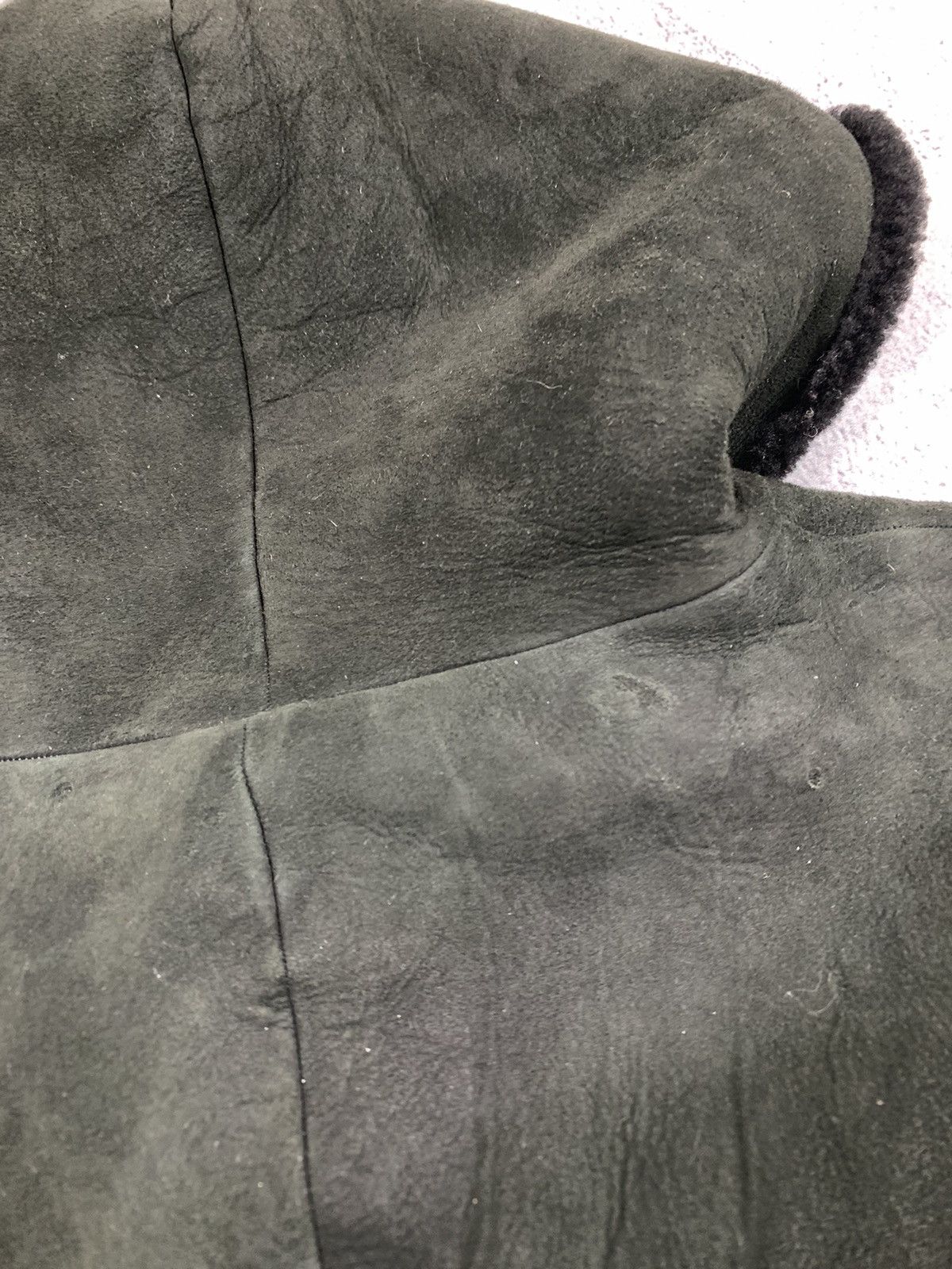 Other Vintage 90s sheepskin cropped hooded b3 coat jacket 00s Size S / US 4 / IT 40 - 18 Thumbnail