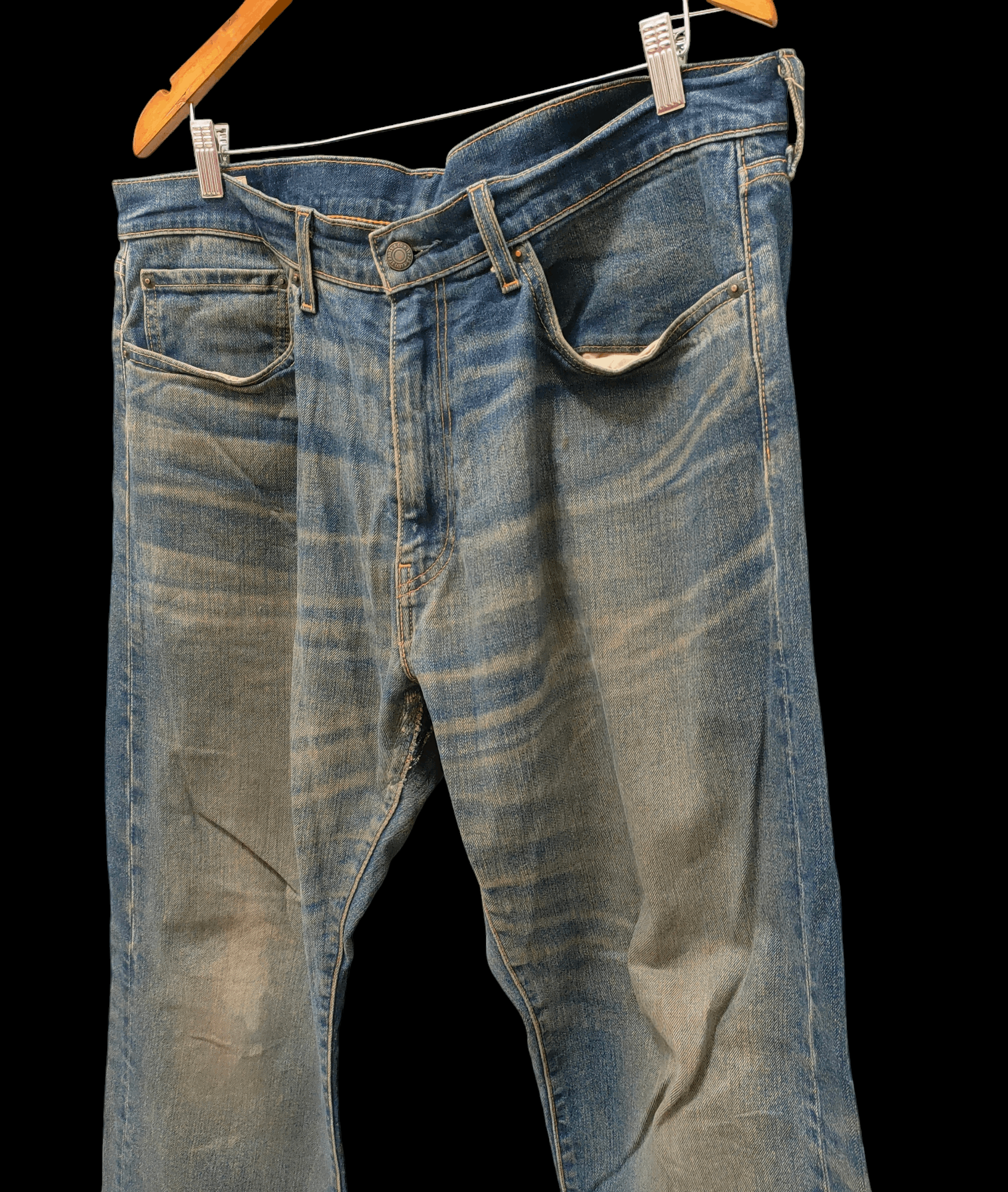 Levi's × Levi's Vintage Clothing 💥Flared Mudwash Levis Big E 505 💥 Size US 38 / EU 54 - 3 Thumbnail