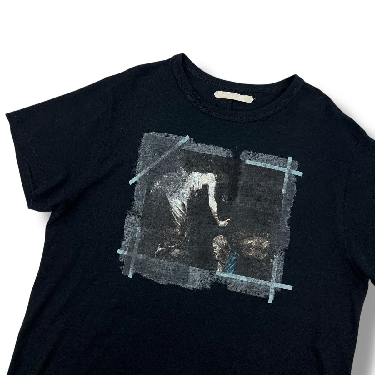 Off-White Off-White Caravaggio Black T Shirt Size US L / EU 52-54 / 3 - 1 Thumbnail