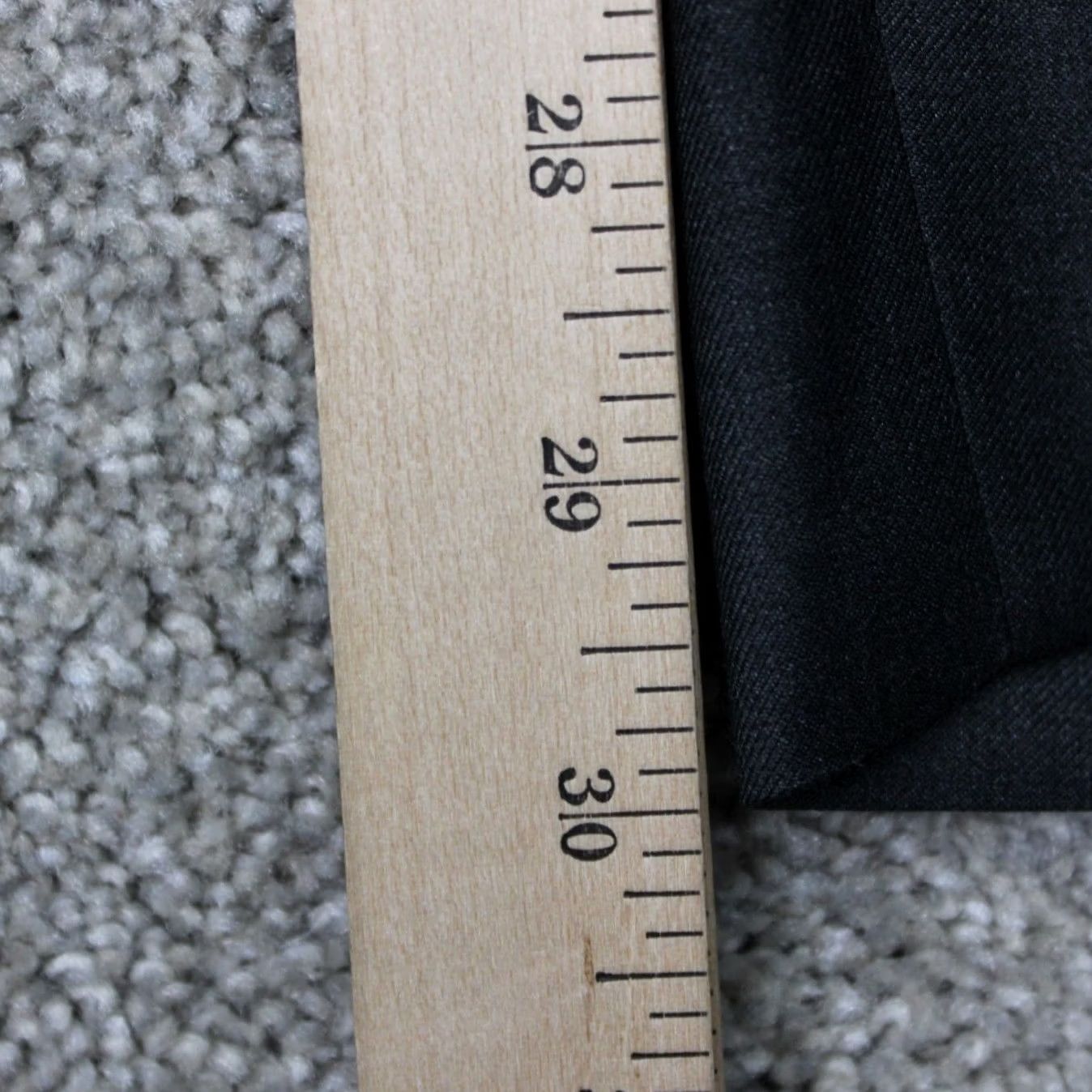 Vintage Guabello Pants Men 42 Gray Flat Front Wool 30" Inseam Dress Pants - Relaxed Fit, Solid, 100% Wool, Zip Closure, Machine Washable, Brand Guabello Size US 42 / EU 58 - 4 Thumbnail