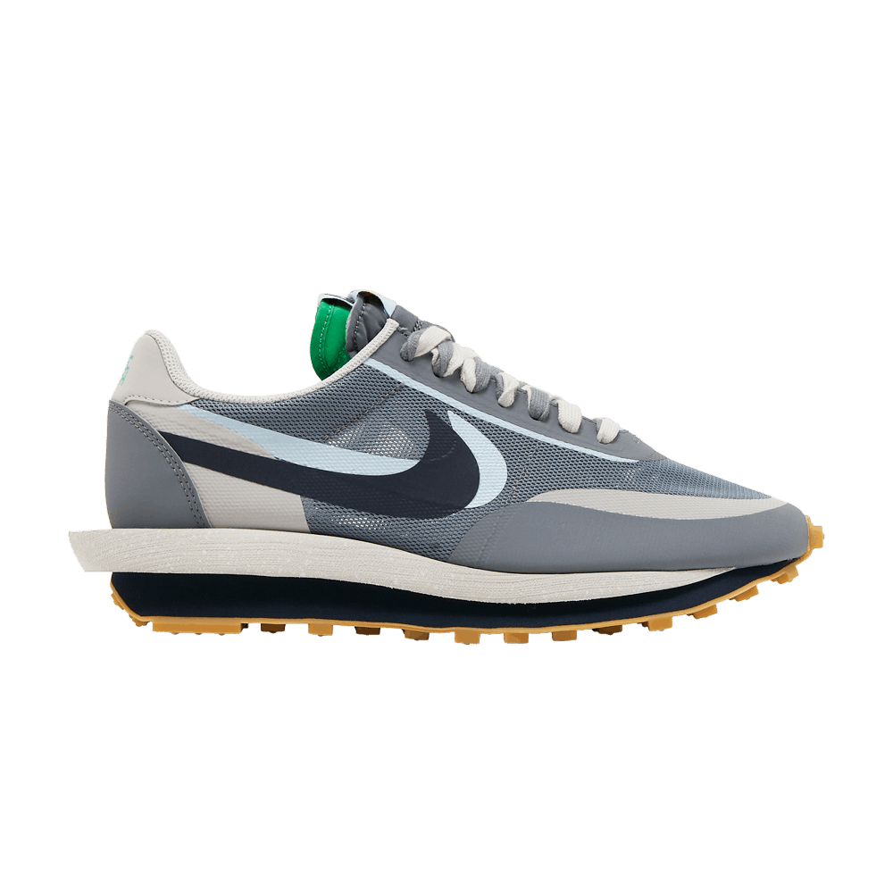 image of Sacai X Clot X Ldwaffle Kiss Of Death 2 Shoes in Grey, Men's (Size 10)