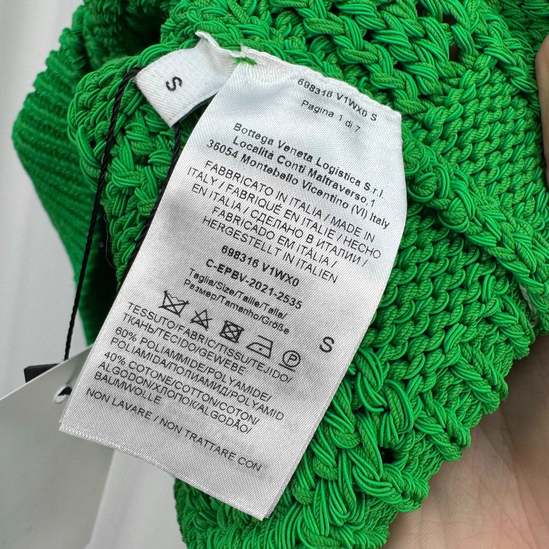 Bottega Veneta BV Gingham Knit Sweater Size S 99 New Size US S / EU 44-46 / 1 - 6 Thumbnail