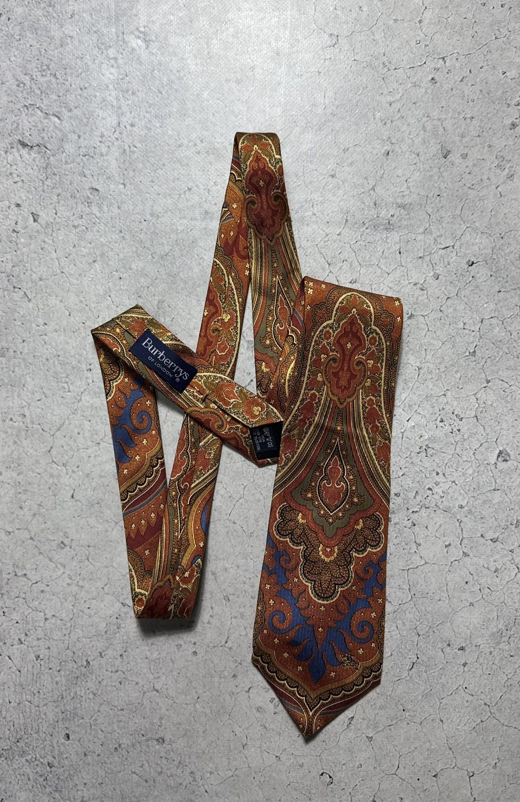 Burberry Burberrys Vintage Luxury Silk Tie Size ONE SIZE - 1 Thumbnail