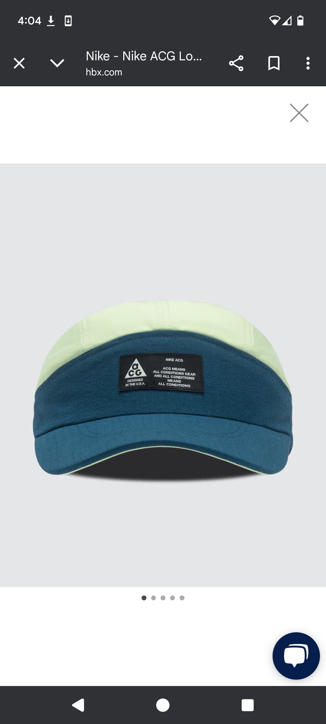 Nike ACG Fun two way Nike ACG adjustable hat to visor Size ONE SIZE - 2 Thumbnail
