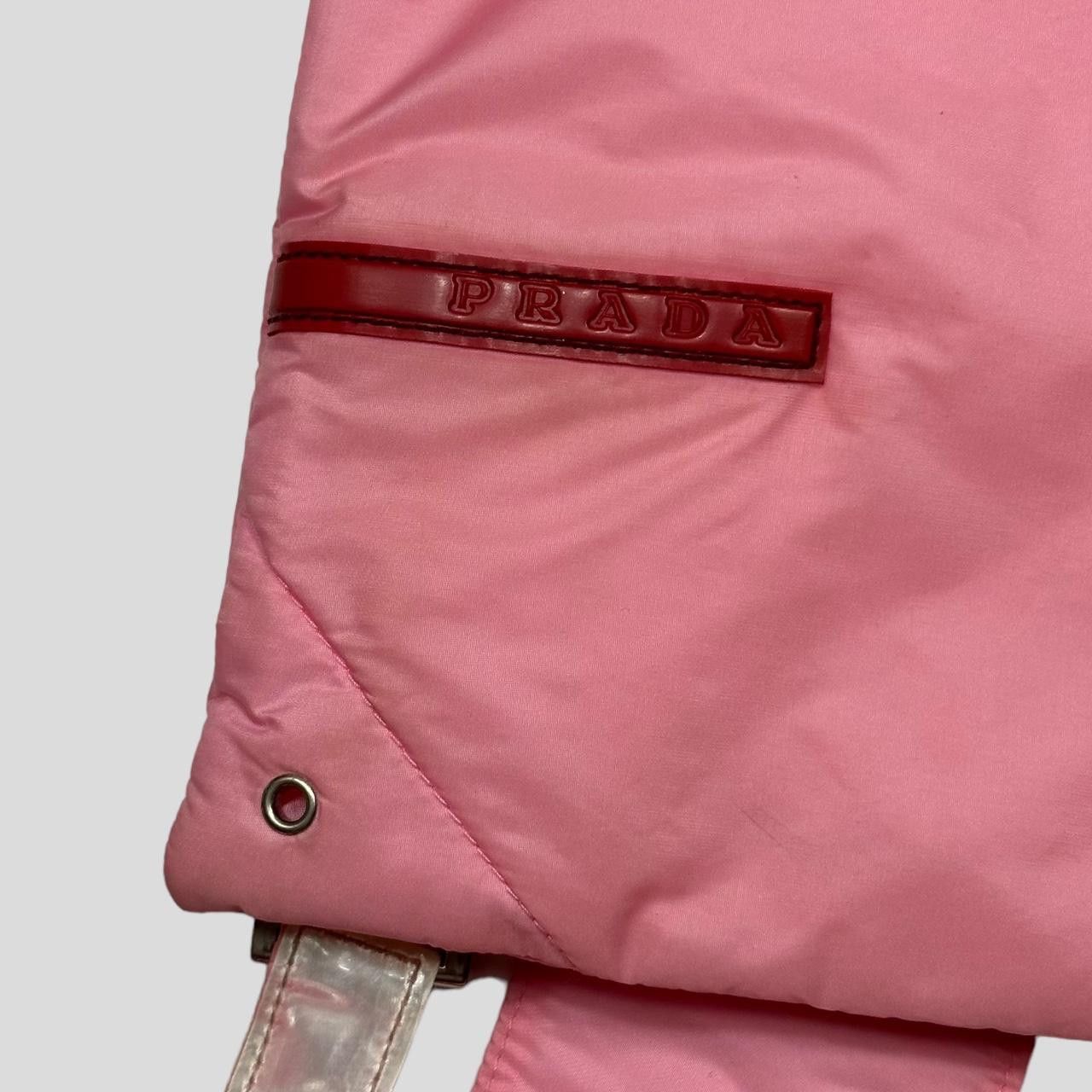 Prada Prada Sport SS99 Pink 3m Nylon Backpack + Cards & Dustbag Size ONE SIZE - 5 Thumbnail