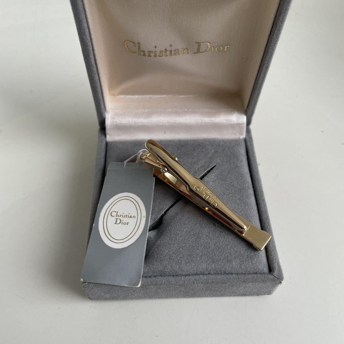 Christian Dior Monsieur Vintage 90's Christian Dior Gold Tie Clip Size ONE SIZE - 2 Thumbnail