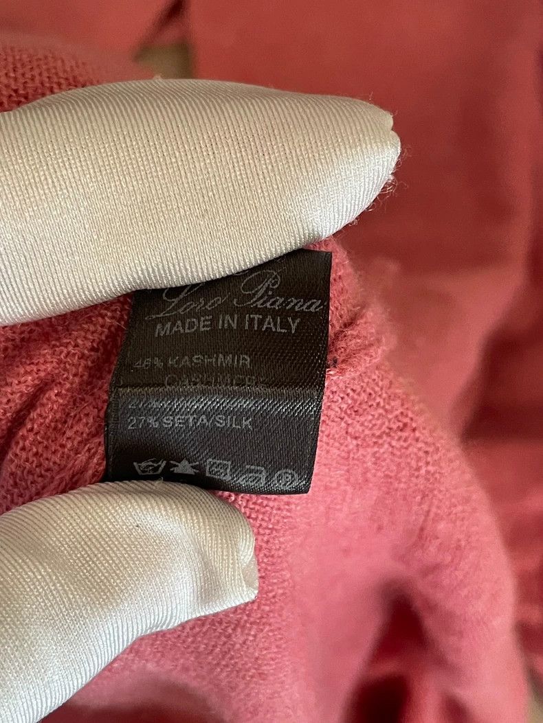 Loro Piana LORO PIANA Rose pink cashmere silk linen sweater Size M / US 6-8 / IT 42-44 - 8 Thumbnail