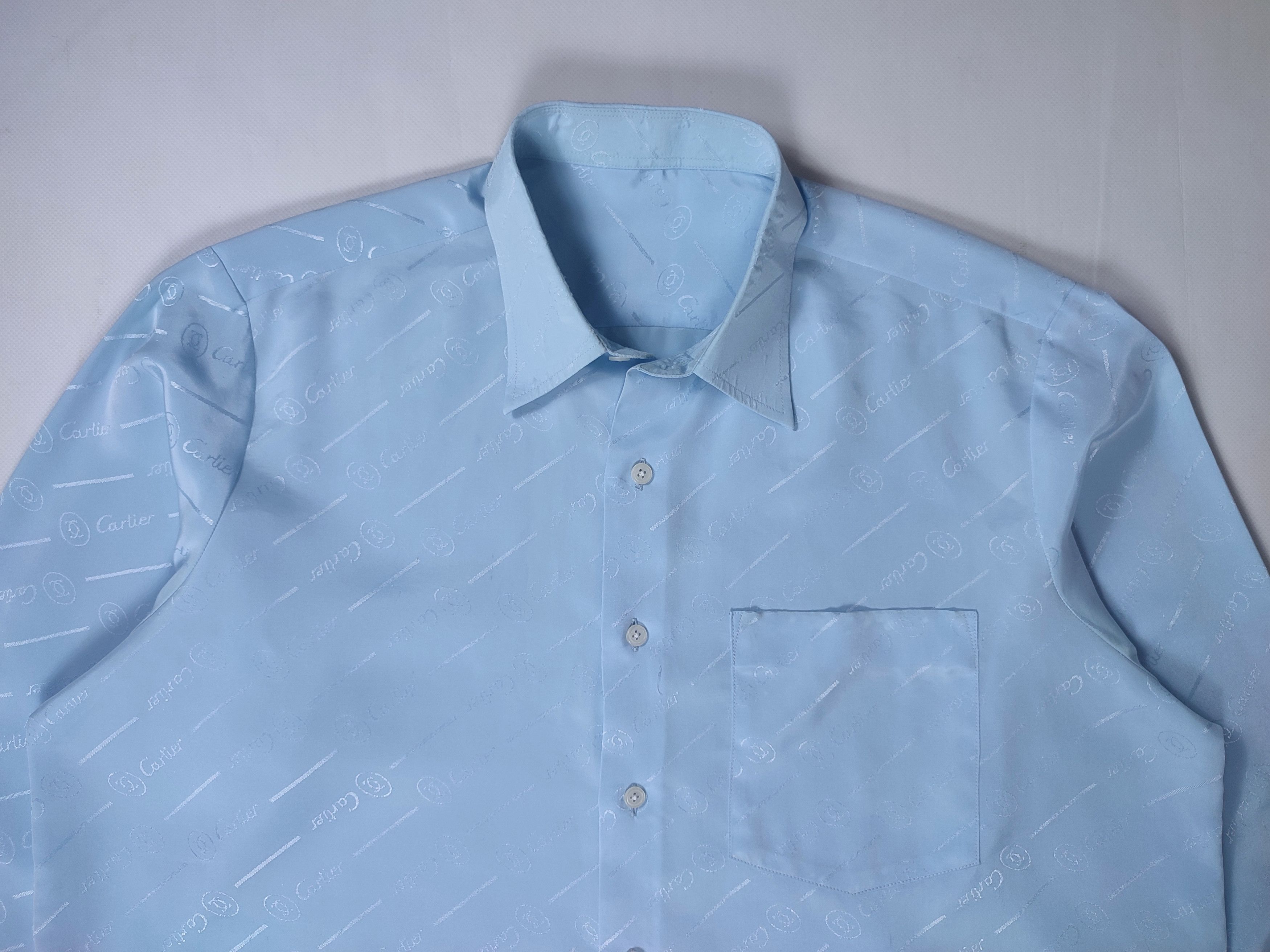Cartier Vintage Monogram Cartier Shirt Size US L / EU 52-54 / 3 - 9 Thumbnail