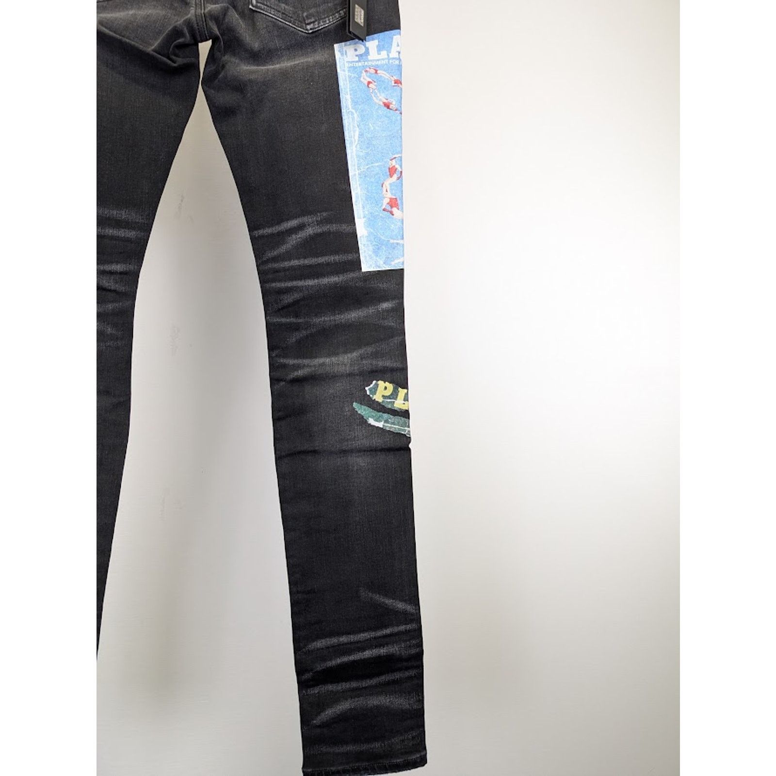 Amiri o1rshd1 Q:2 / Playboy Magazine Jean in Aged Black Size US 33 - 16 Thumbnail