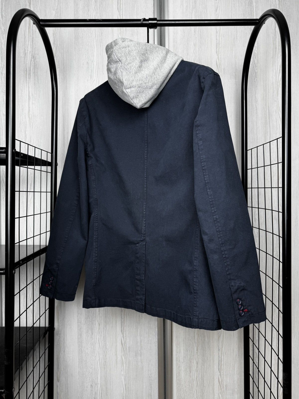 Hackett Hackett London navy blue cotton blazer with hood size 42 Size 42R - 9 Thumbnail