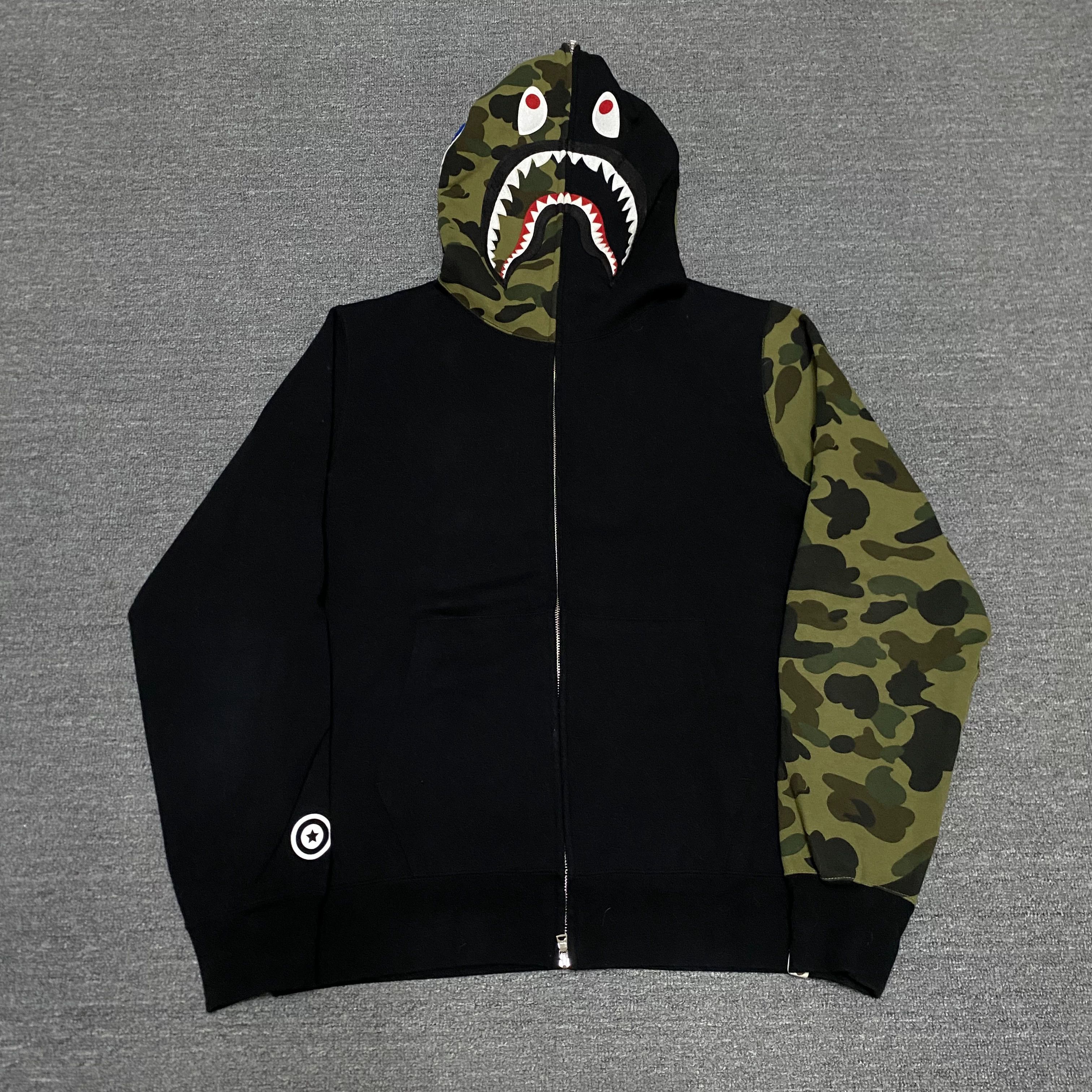 Bape BAPE Shark Zip Jacket Size US XL / EU 56 / 4 - 1 Thumbnail