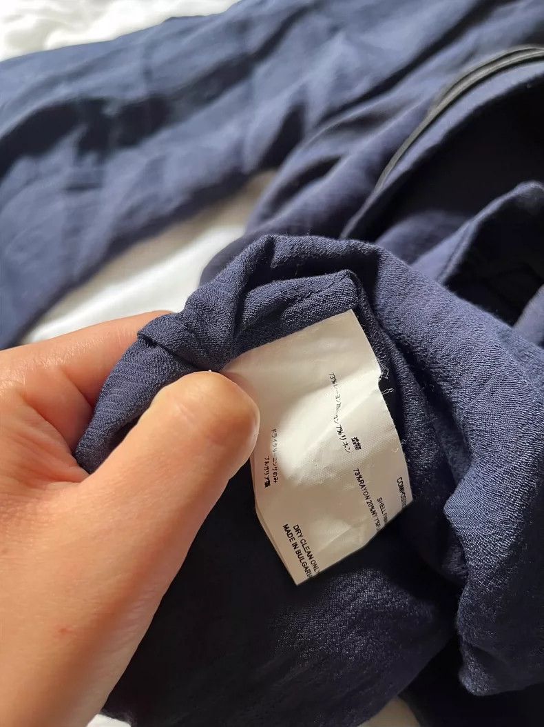 Kiko Kostadinov Kiko Kostadinov Navy blue deconstructed top Size US L / EU 52-54 / 3 - 5 Thumbnail