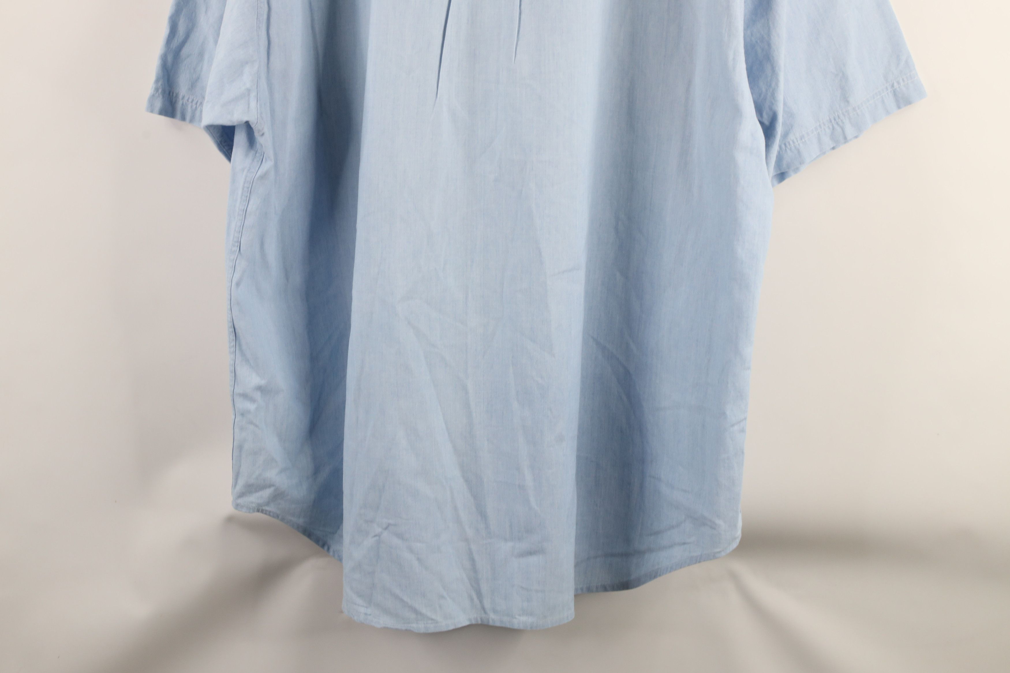 Eddie Bauer × Vintage Vintage 90s Eddie Bauer Short Sleeve Button Down Shirt Size US XXL / EU 58 / 5 - 13 Thumbnail