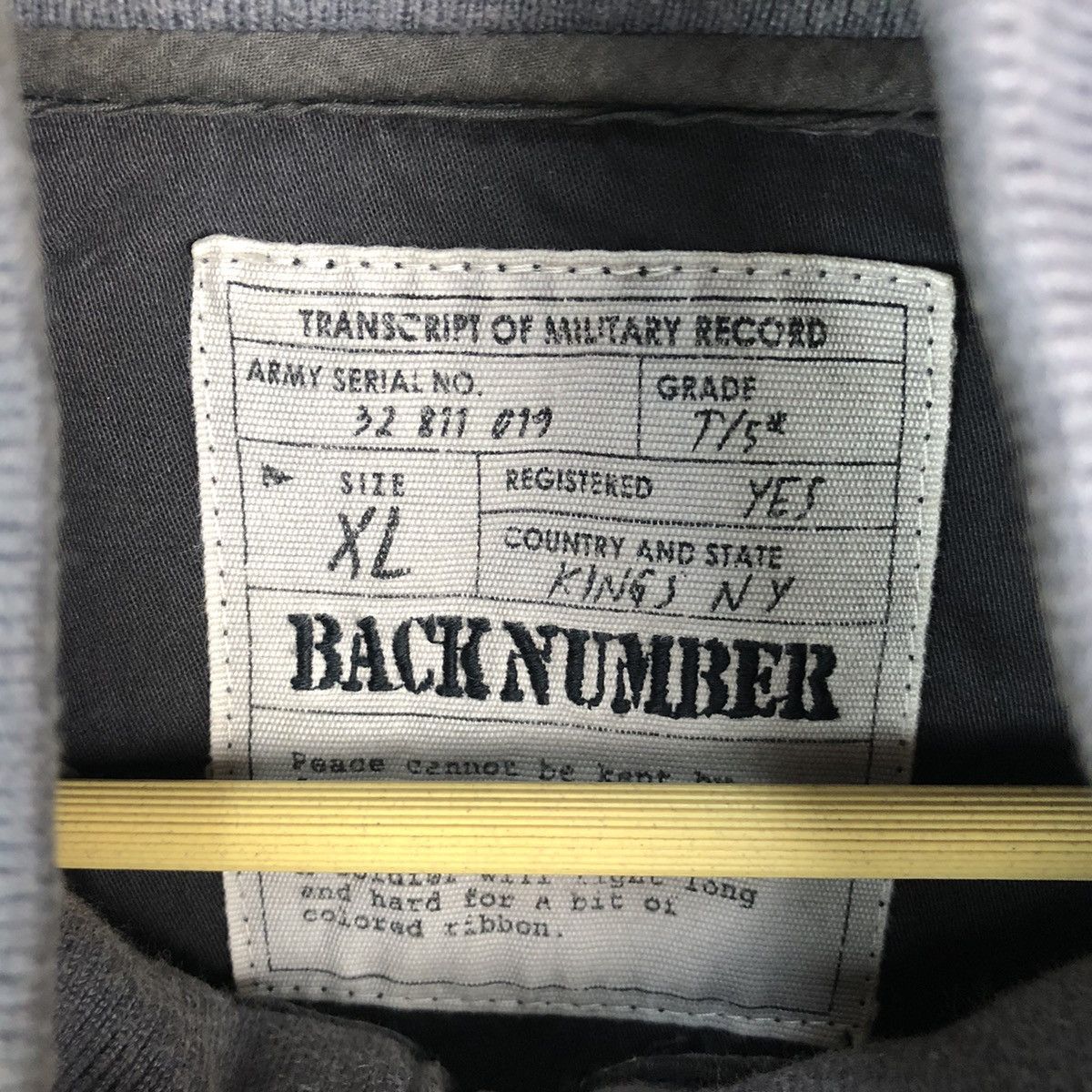 Japanese Brand Back Number Black Bombers Jacket #A839 Size US XL / EU 56 / 4 - 12 Thumbnail