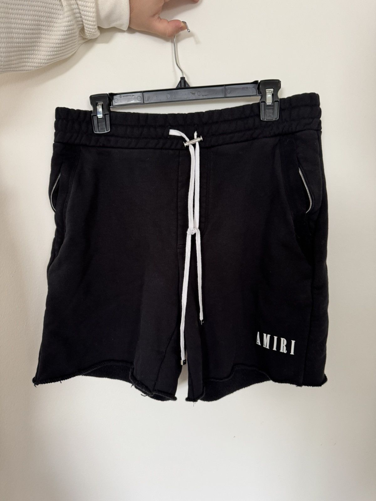 Amiri cotton cut off shorts