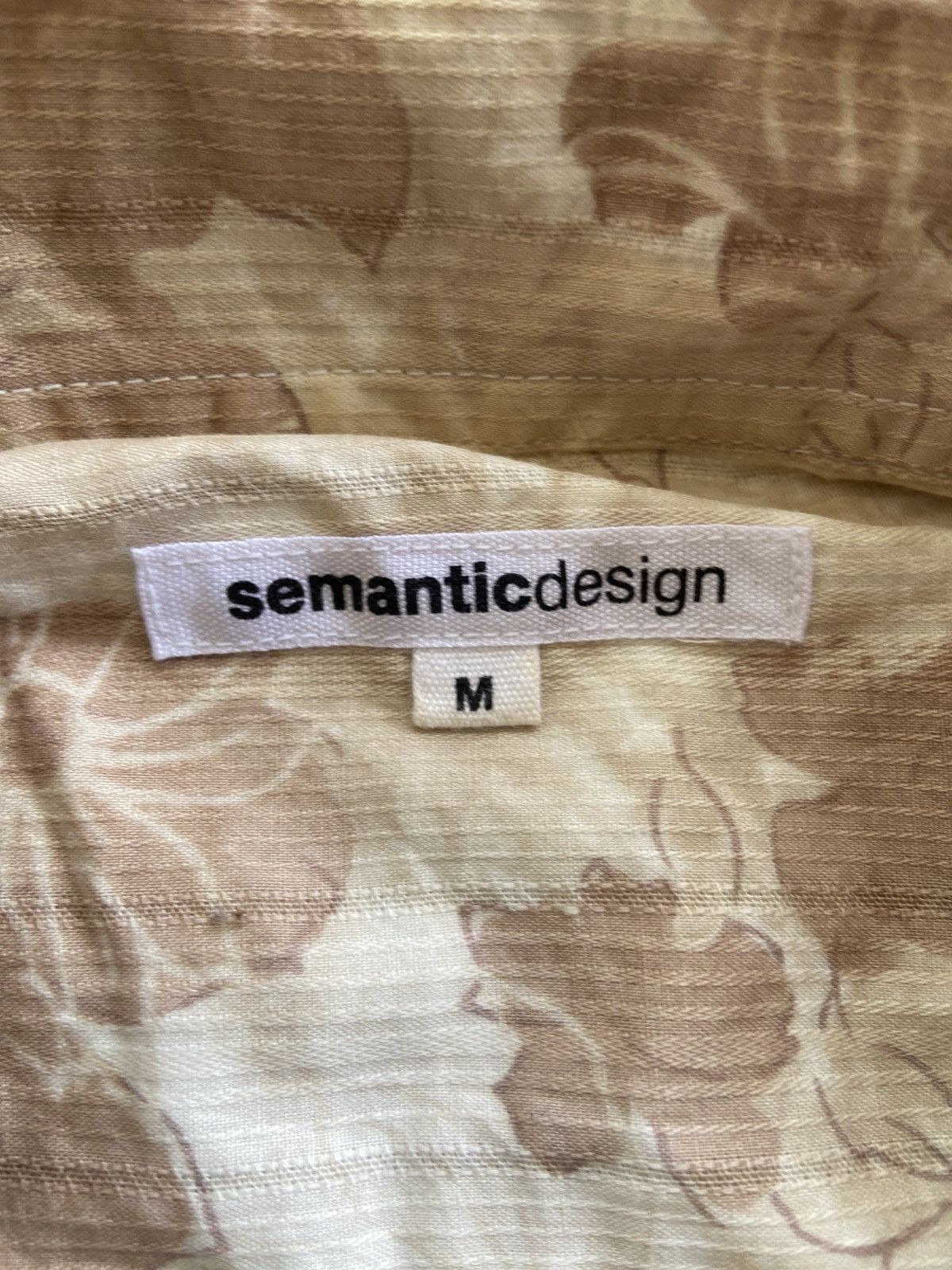 semanticdesign 2000s Semanticdesign - Harajuku Style Flora Pattern Shirt Size M / US 6-8 / IT 42-44 - 4 Thumbnail