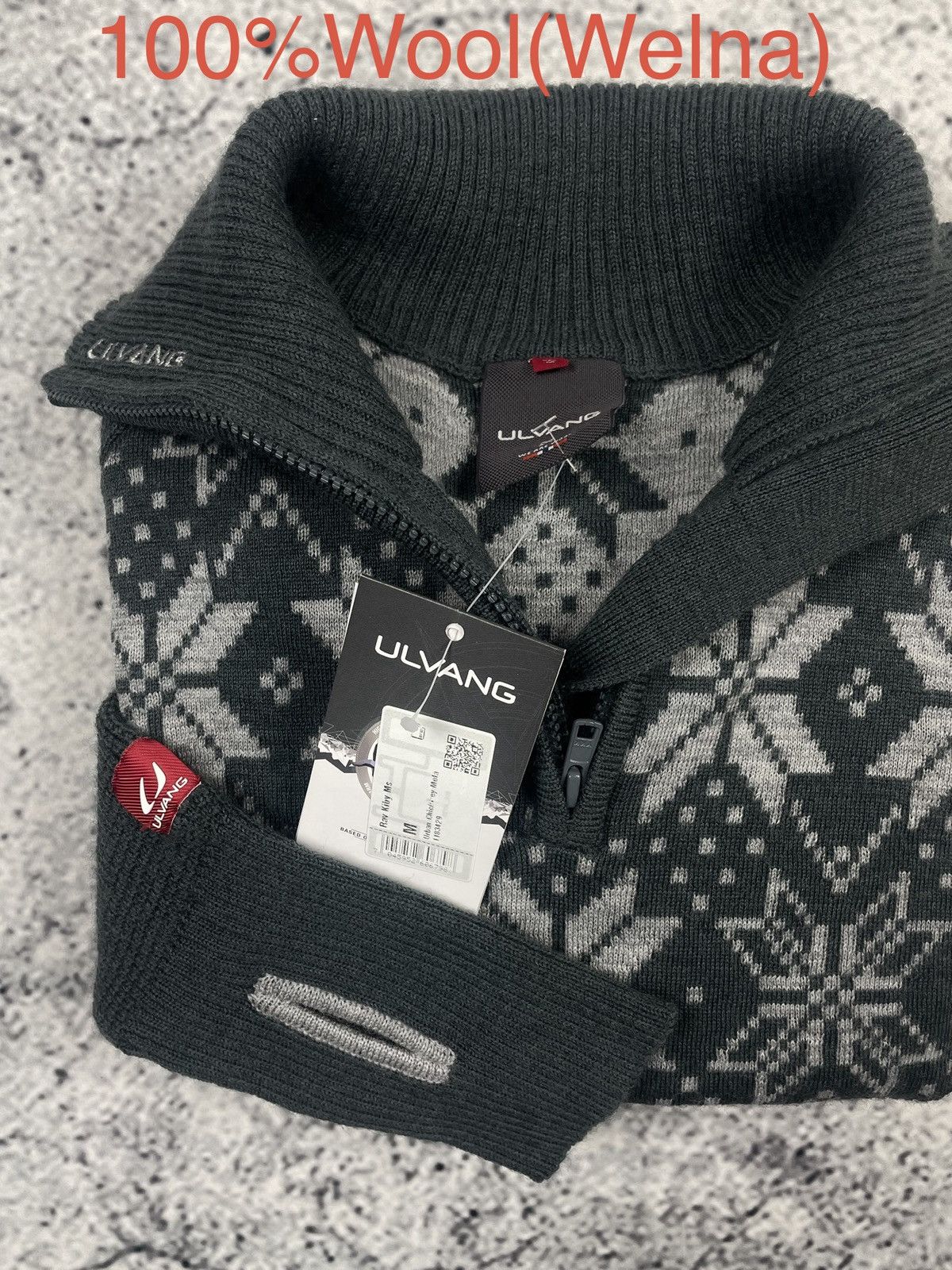 Ulvang Ulvang M HalfZip Quarter-Zip Wool Sweater Dark Green Ski egv Size US M / EU 48-50 / 2 - 1 Thumbnail