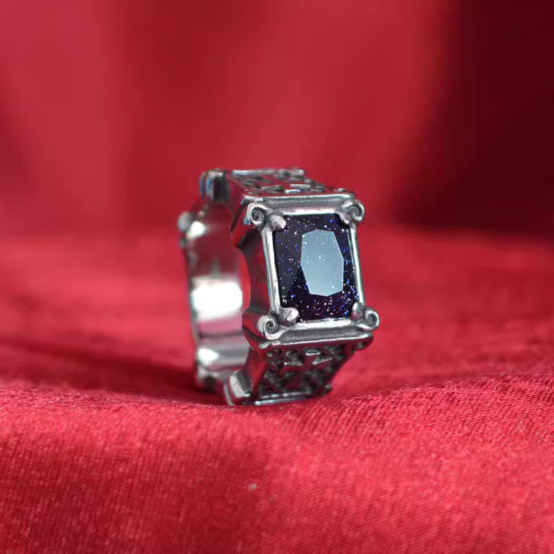 Jewelry Stone Trend Jewelry Rings Open Size Chrome Ring (Size 7-13) Size ONE SIZE - 1 Thumbnail