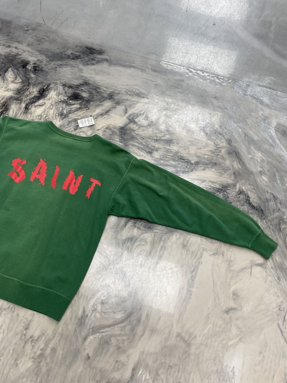 Saint Michael Saint Michael Goat crewneck green large authentic Size US L / EU 52-54 / 3 - 7 Thumbnail