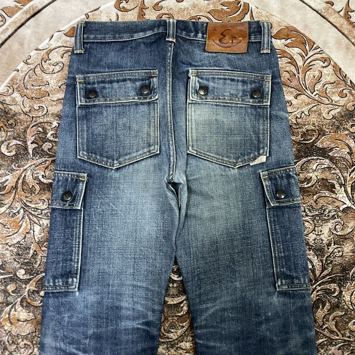 Eternal 🔥🇯🇵Eternal Multipockets Stoned Washed Distress Denim Jeans Size US 28 / EU 44 - 5 Thumbnail