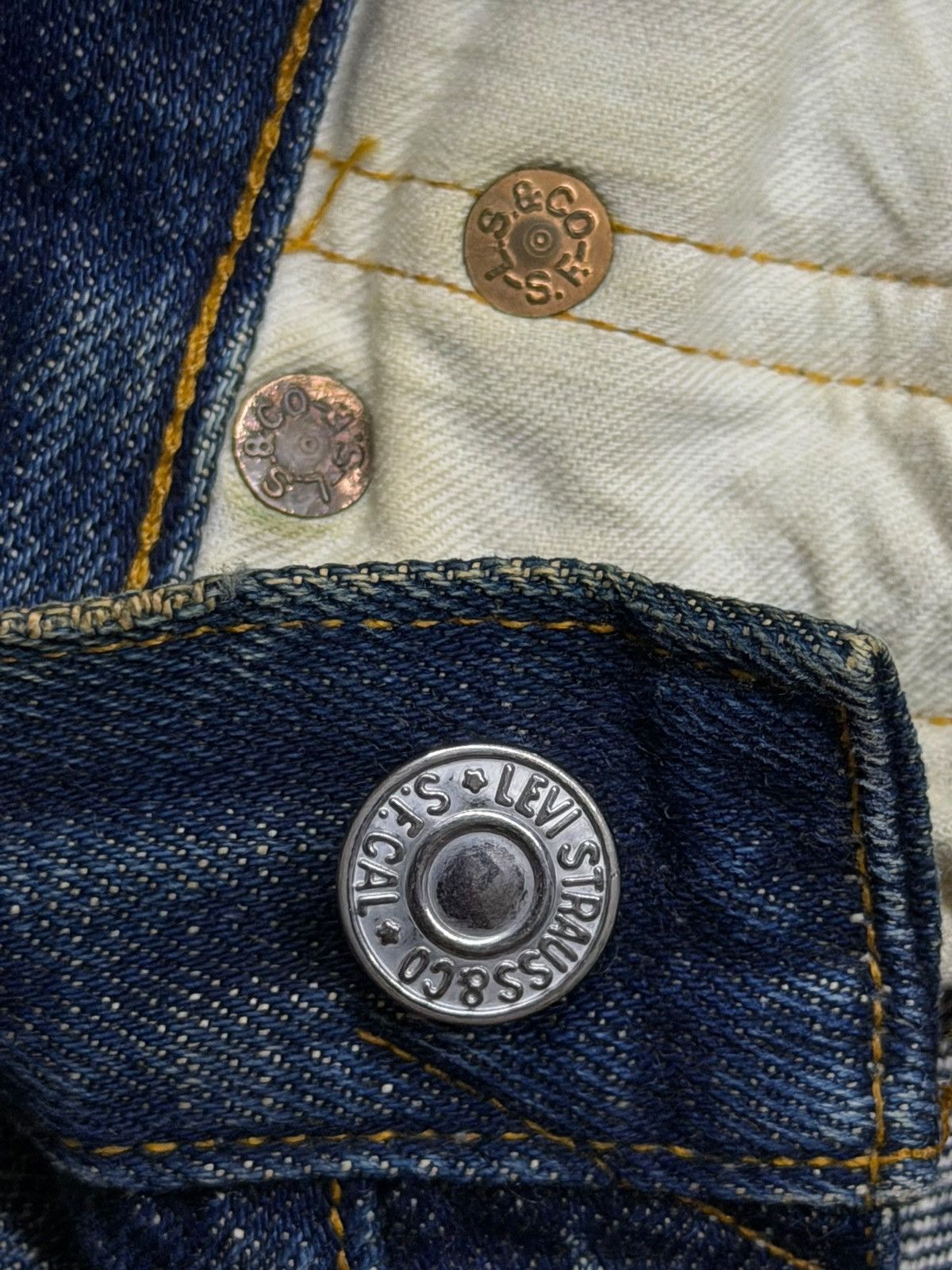 Levi's Vintage Clothing Vintage 90s Levi’s LVC 501XX (1947 Repro) Big E U.S.A | W31 Size US 31 - 13 Thumbnail