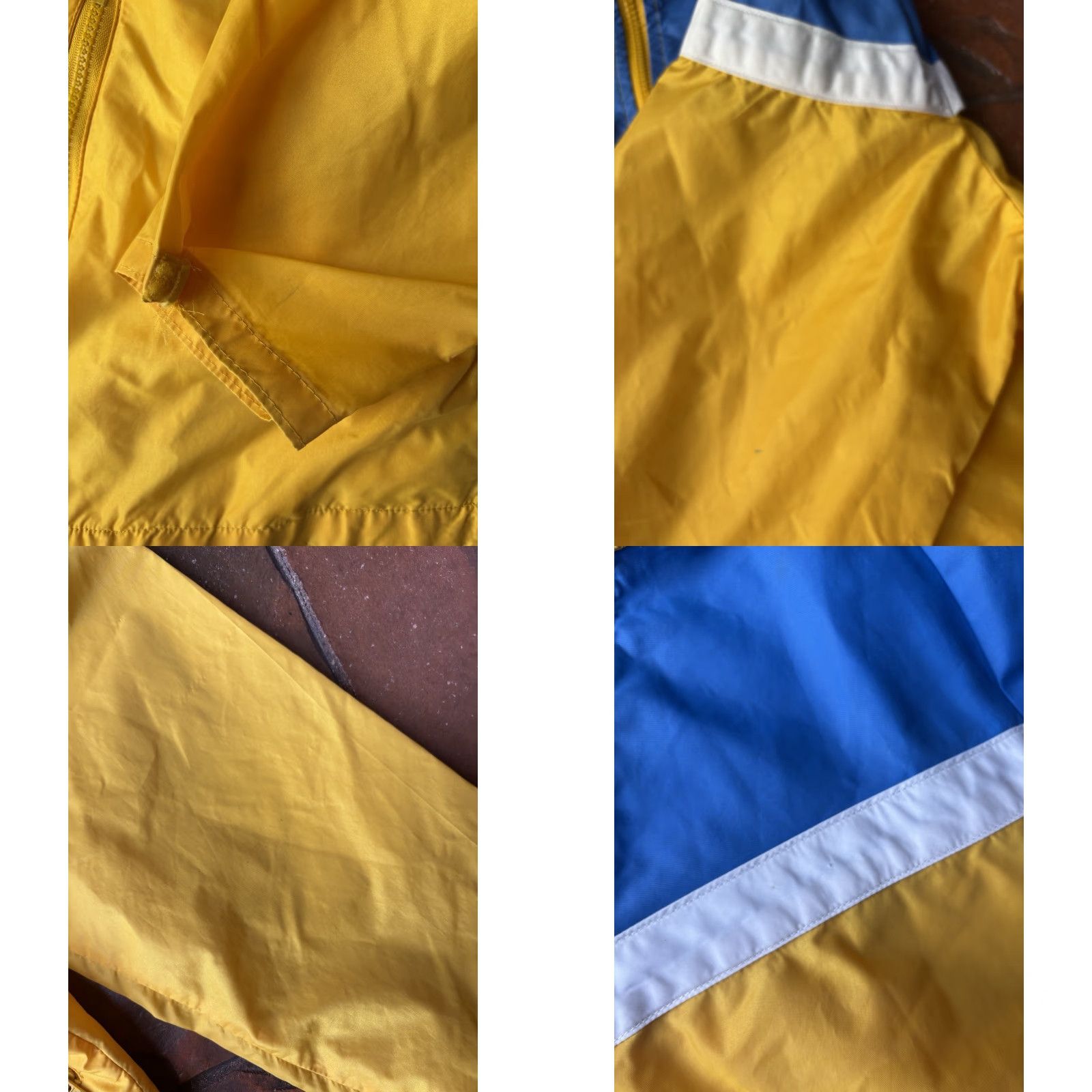 Nike VINTAGE Nike UCLA Full Zip Windbreaker Jacket M Yellow USA Windbreaker Mens Size US M / EU 48-50 / 2 - 8 Thumbnail