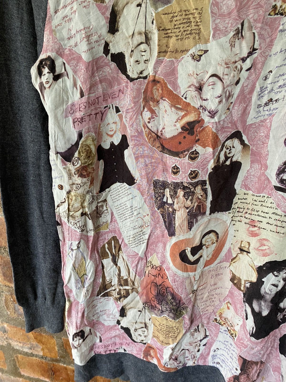 2000s Hysteric X Courtney Love cobain knit