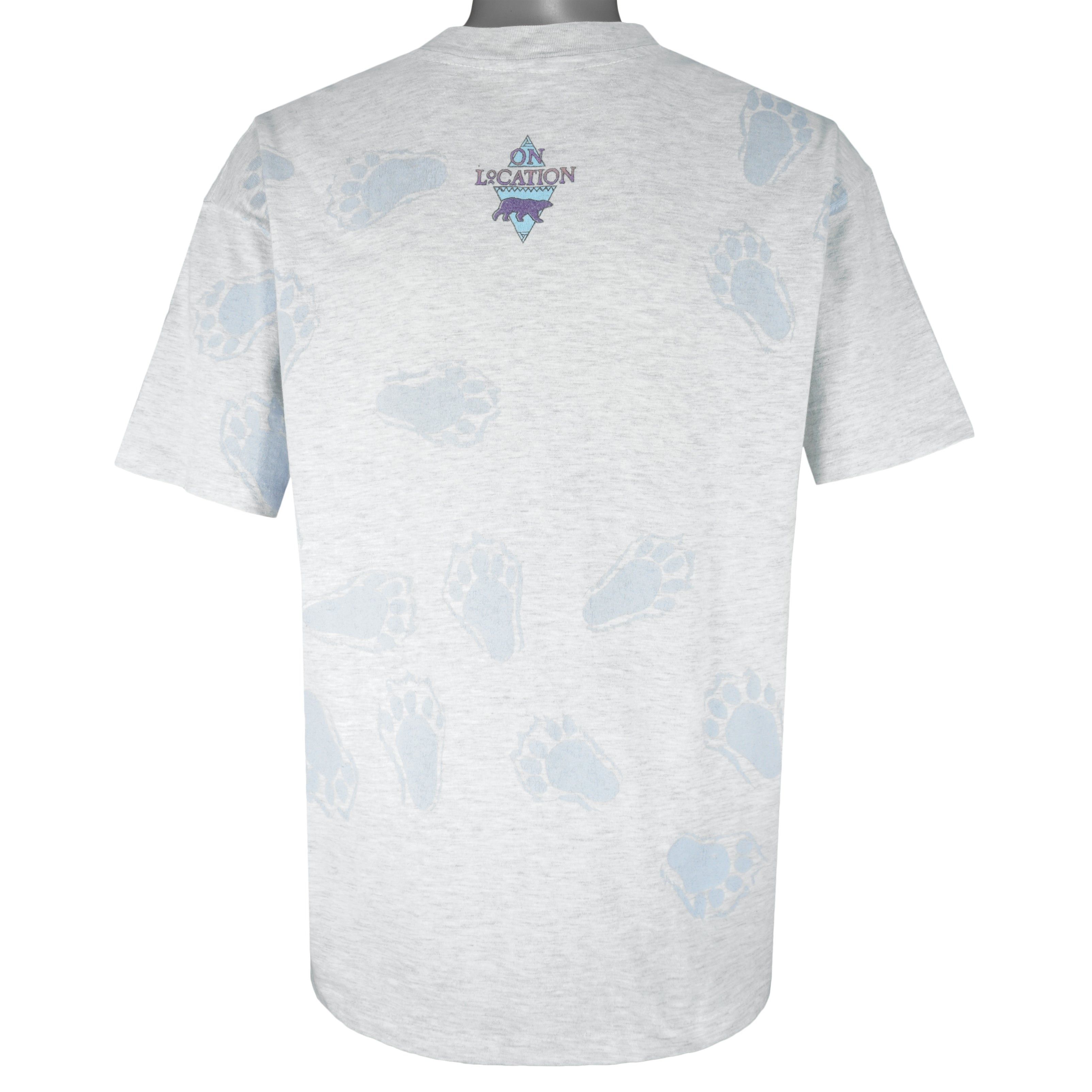 Hanes Vintage - Polar Bear AOP T-Shirt 1993 Size US XL / EU 56 / 4 - 2 Thumbnail