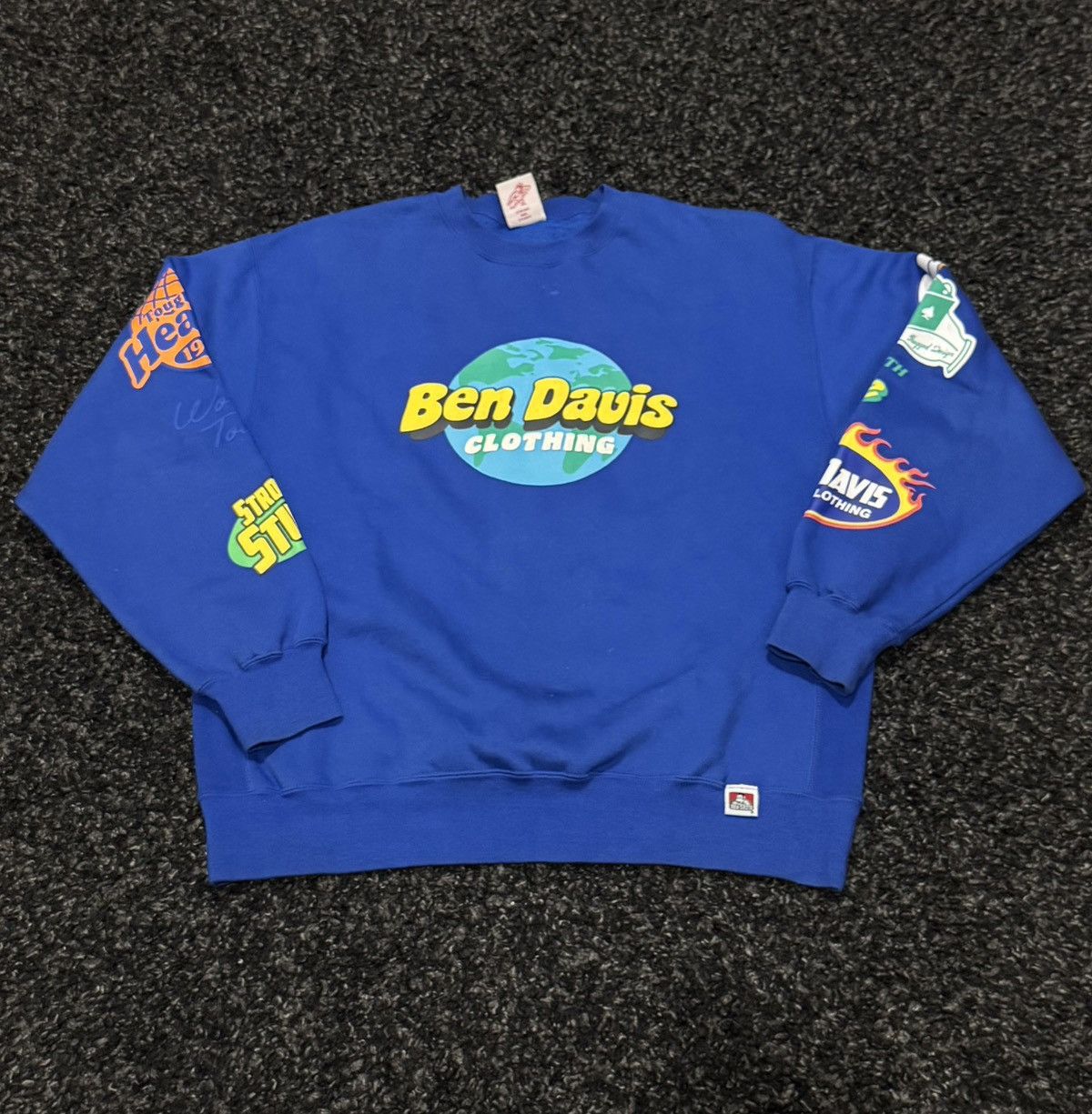 Ben Davies Patched Crew Sweatshirt