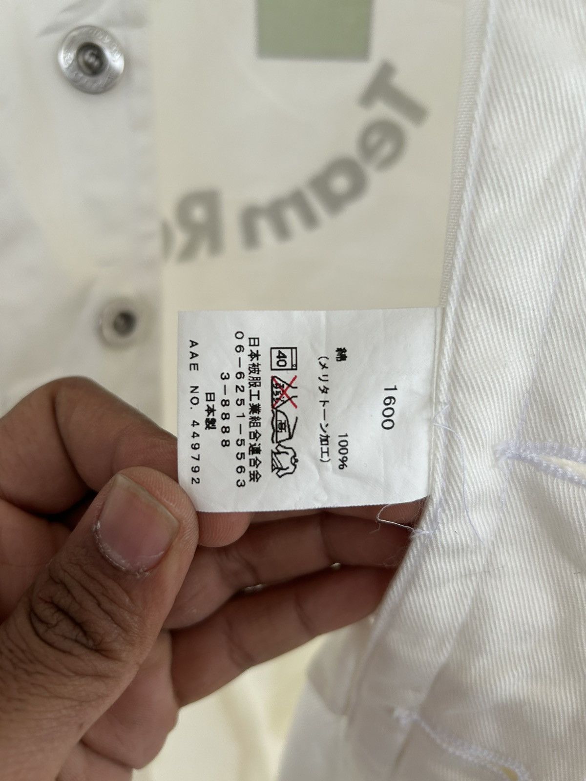 Japanese Brand Kawasaki Team Racing Japan Vintage White Coverall Size US 31 - 19 Thumbnail