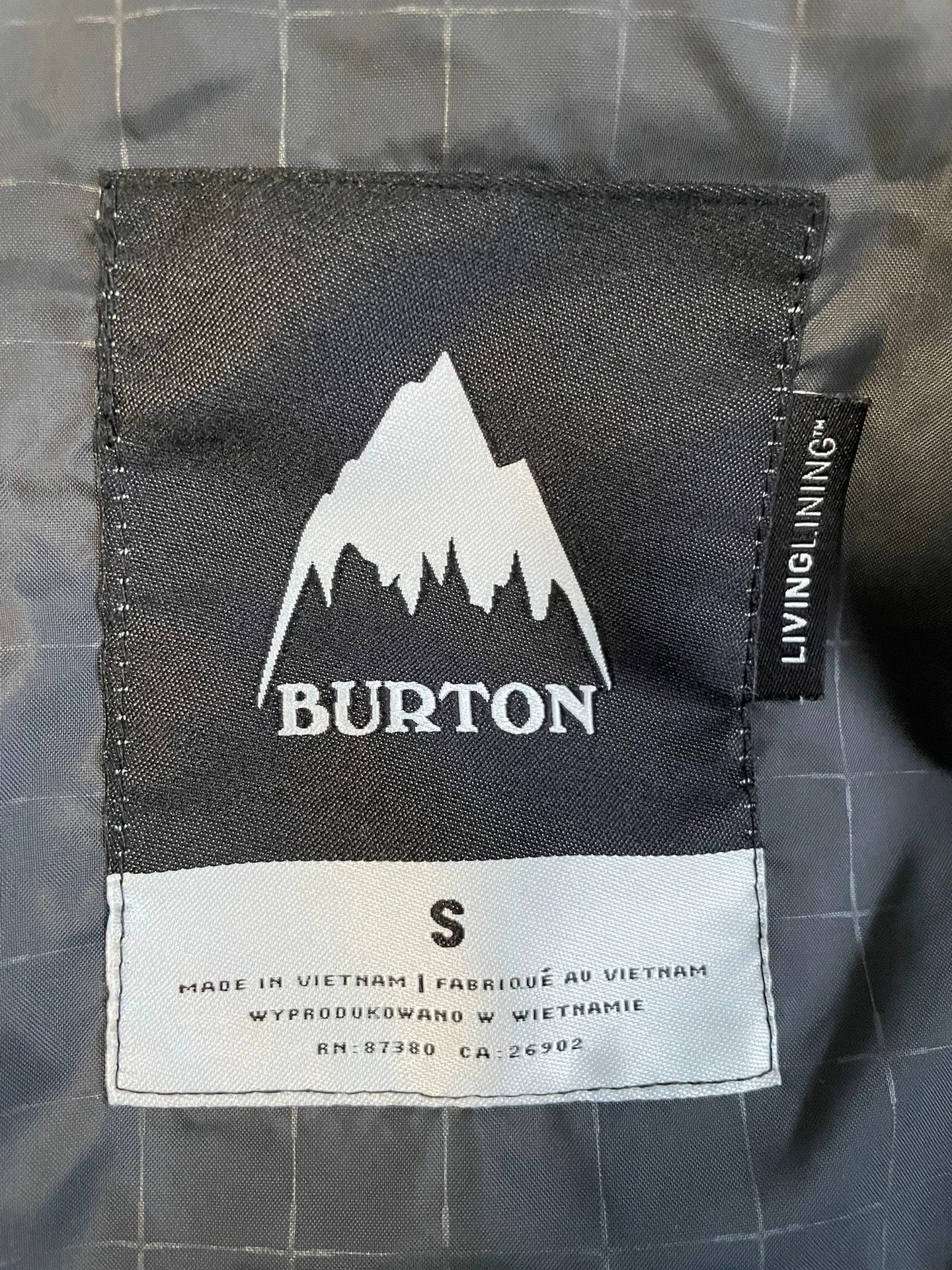 Burton BURTON Snow Jkt w/ Snow Gaiters, Distressed Print, S, New Size US S / EU 44-46 / 1 - 8 Thumbnail