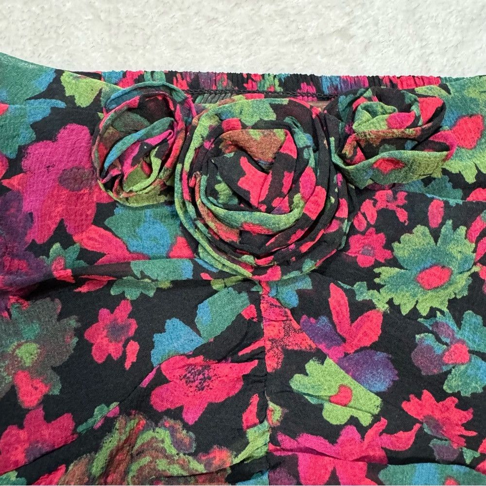Free People New Free People Oh Lala Floral Crop Top Size XS Size XS / US 0-2 / IT 36-38 - 6 Thumbnail