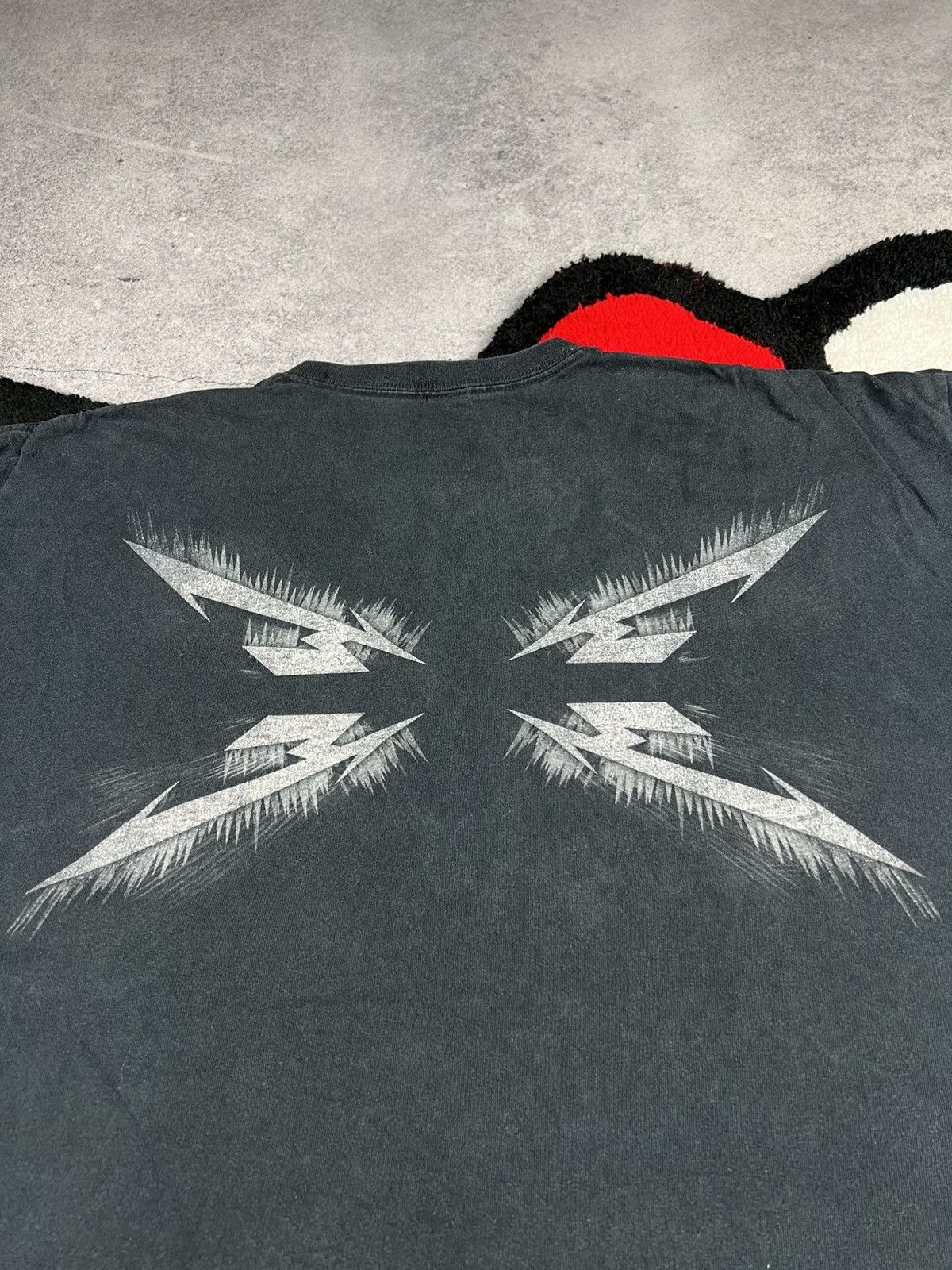 Metallica Faded Metallica Band Rock Oversized Gothic Y2K Tee Shirt Size US XXL / EU 58 / 5 - 8 Thumbnail