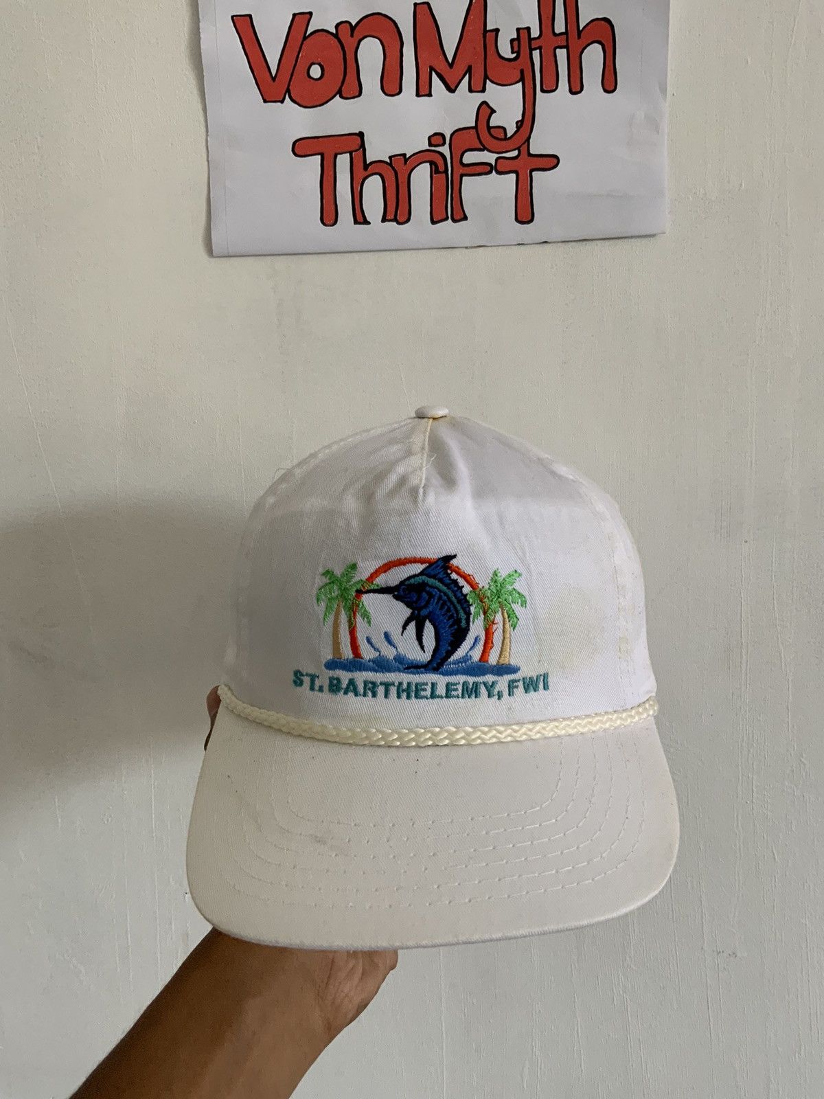 If Six Was Nine Vintage St. Barthelemy Fwi Marlin Hat Size ONE SIZE - 1 Thumbnail