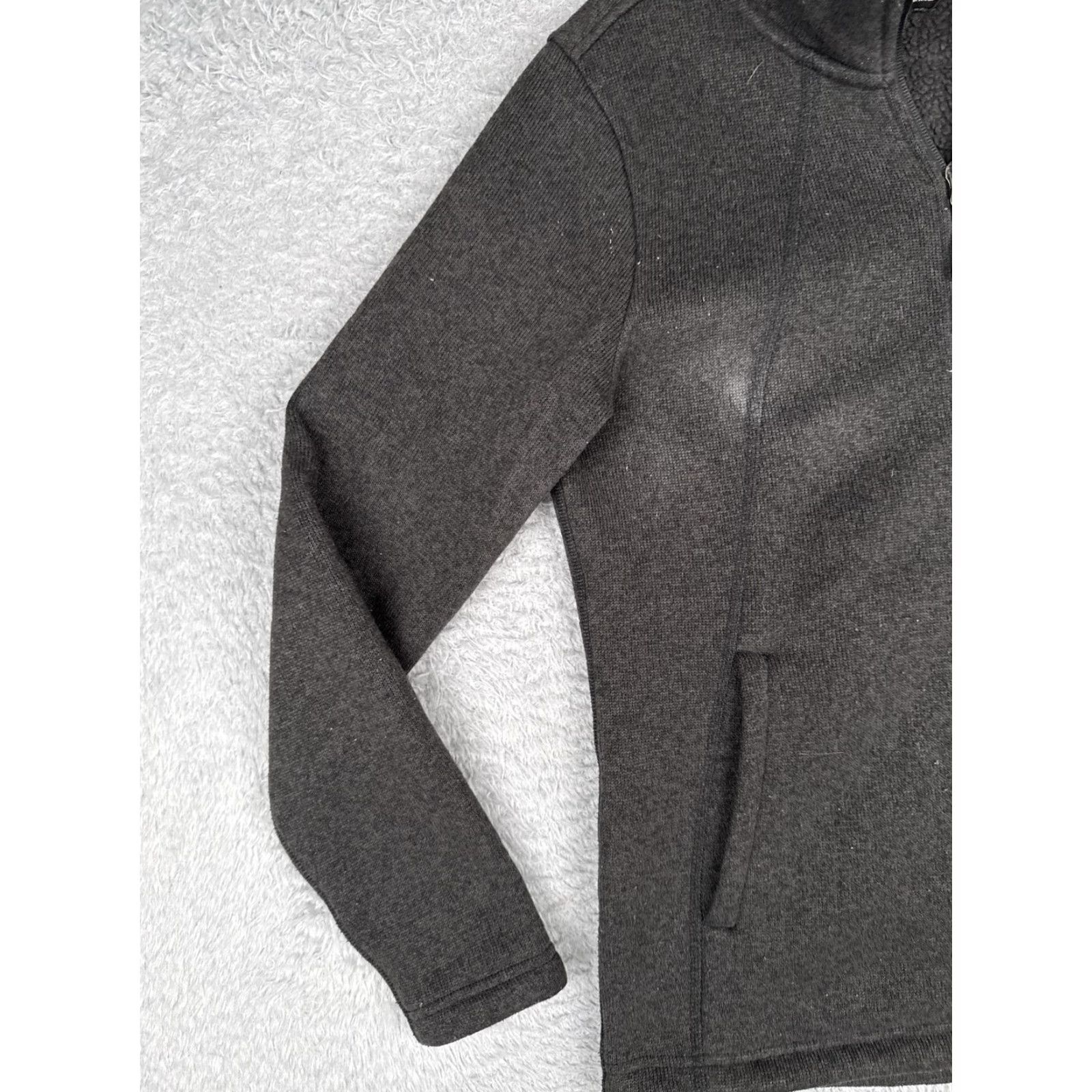 The North Face The North Face Jacket Womens M Gray Sweater Fleece Full Zip Outdoor Hiking Jacket Size M / US 6-8 / IT 42-44 - 6 Thumbnail