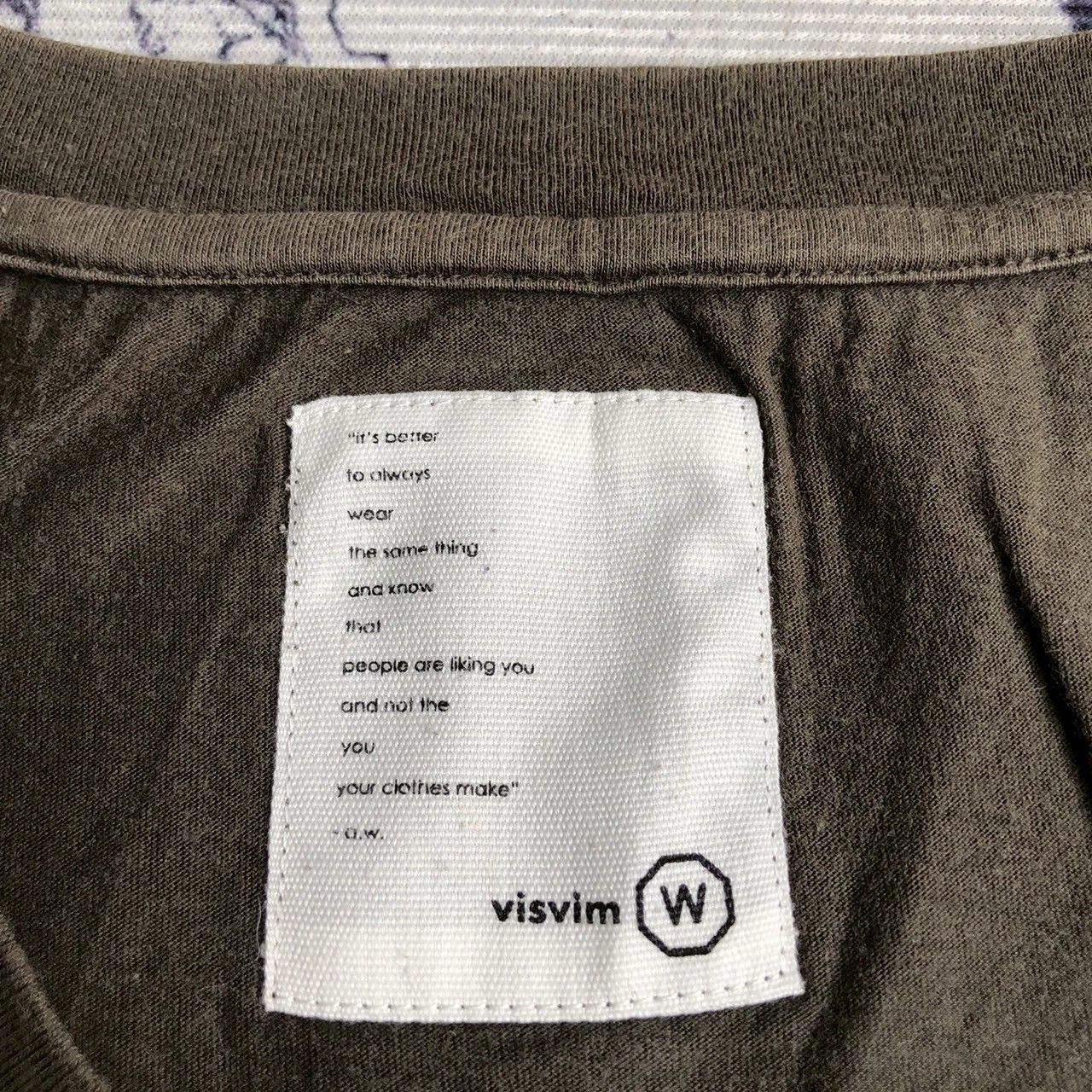 Visvim Visvim W Cotton Smock Tee Olive Japan Made Size S / US 4 / IT 40 - 6 Thumbnail