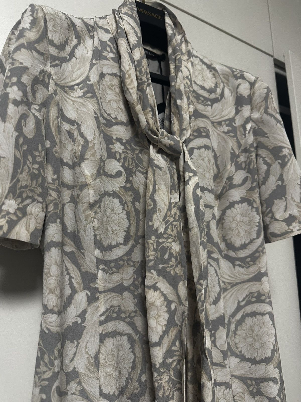 Versace Versace Barocco Lavallière Chemisier Dress Size S / US 4 / IT 40 - 4 Thumbnail