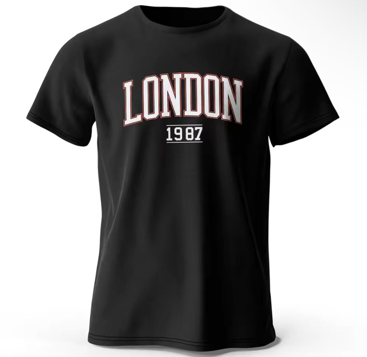 Other Streetwear Fashion Soft Breathable T-Shirt Black Graphic Tee Size US XL / EU 56 / 4 - 1 Thumbnail