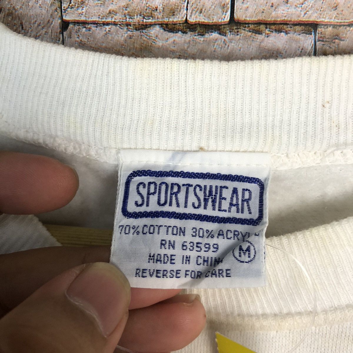 Vintage Sportswear Mitsuo Playboy New York White Sweatshirt #A515 Size US S / EU 44-46 / 1 - 11 Thumbnail
