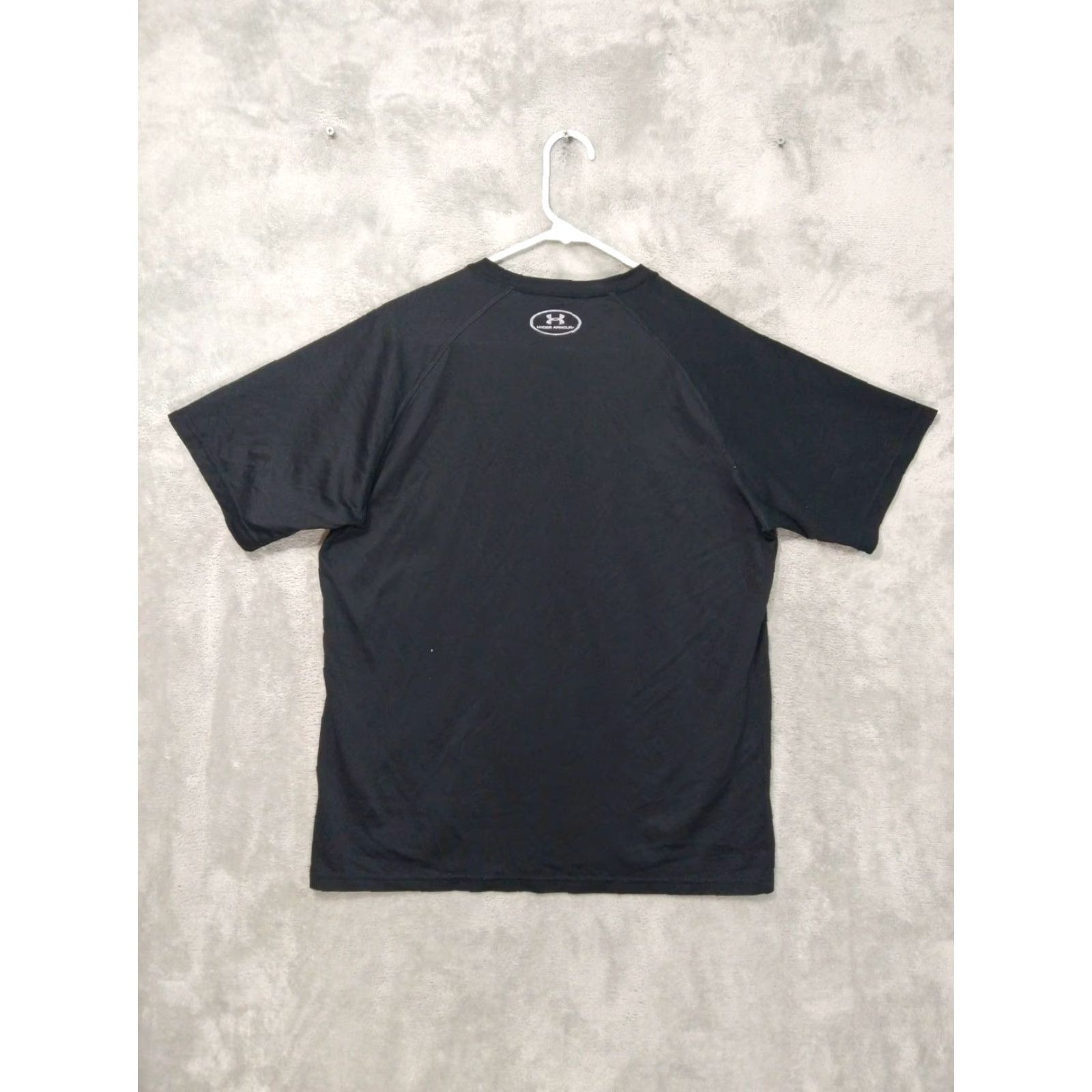 Under Armour Under Armour HeatGear Shirt Mens M Black Marine Corps Short Sleeve Crew Neck T-Shirt Size US M / EU 48-50 / 2 - 2 Thumbnail