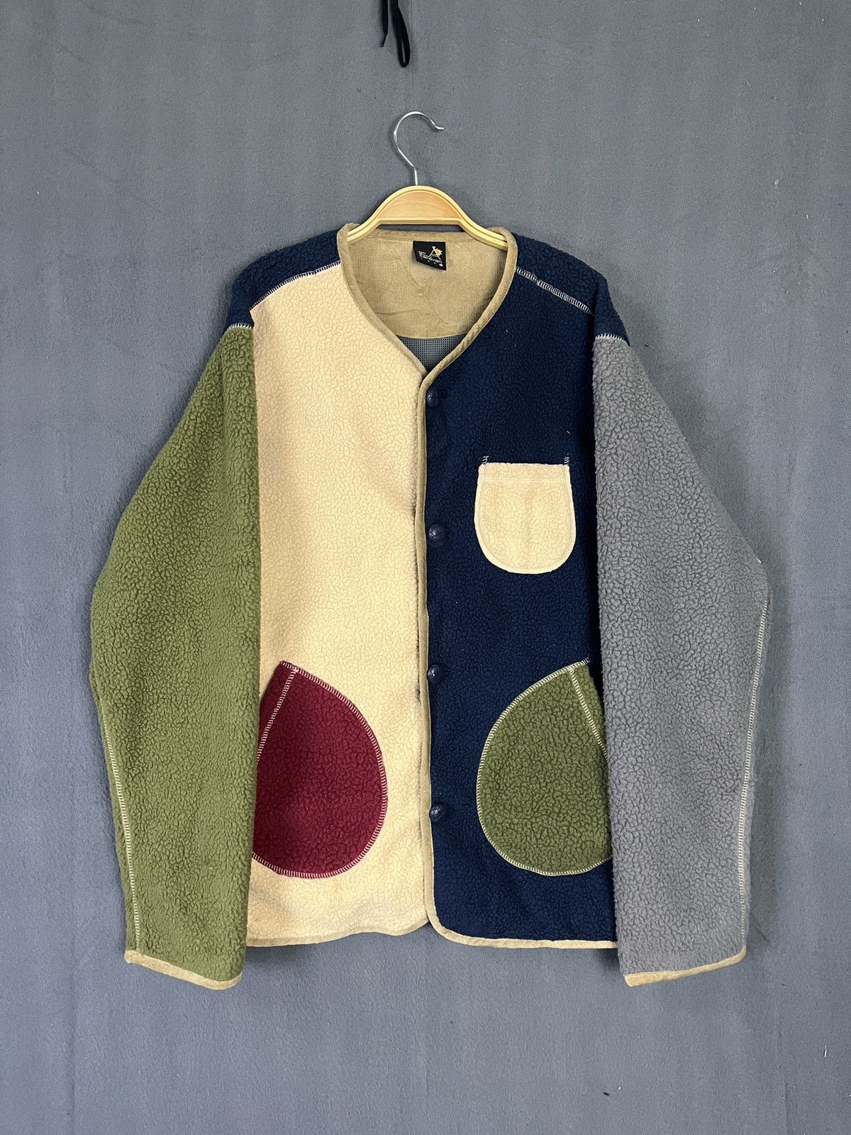 go slow caravan Go Slow Caravan Sherpa Colorblock Jacket Size US L / EU 52-54 / 3 - 1 Thumbnail