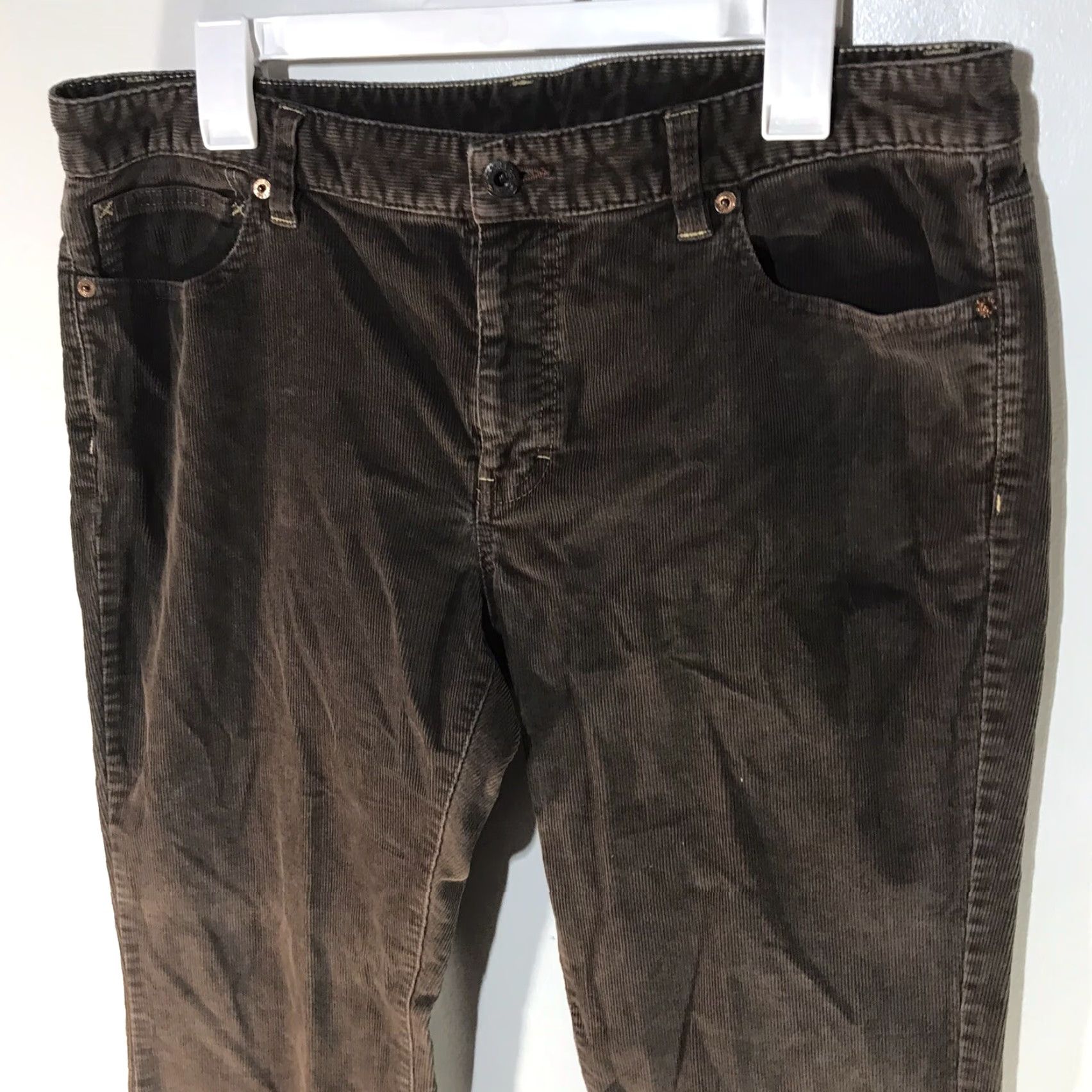 Polo Ralph Lauren Polo Jeans Co Ralph Lauren Brown Bootcut Pants Womens Size 14 Casual 90s Retro Size 36" / US 14 / IT 50 - 2 Thumbnail