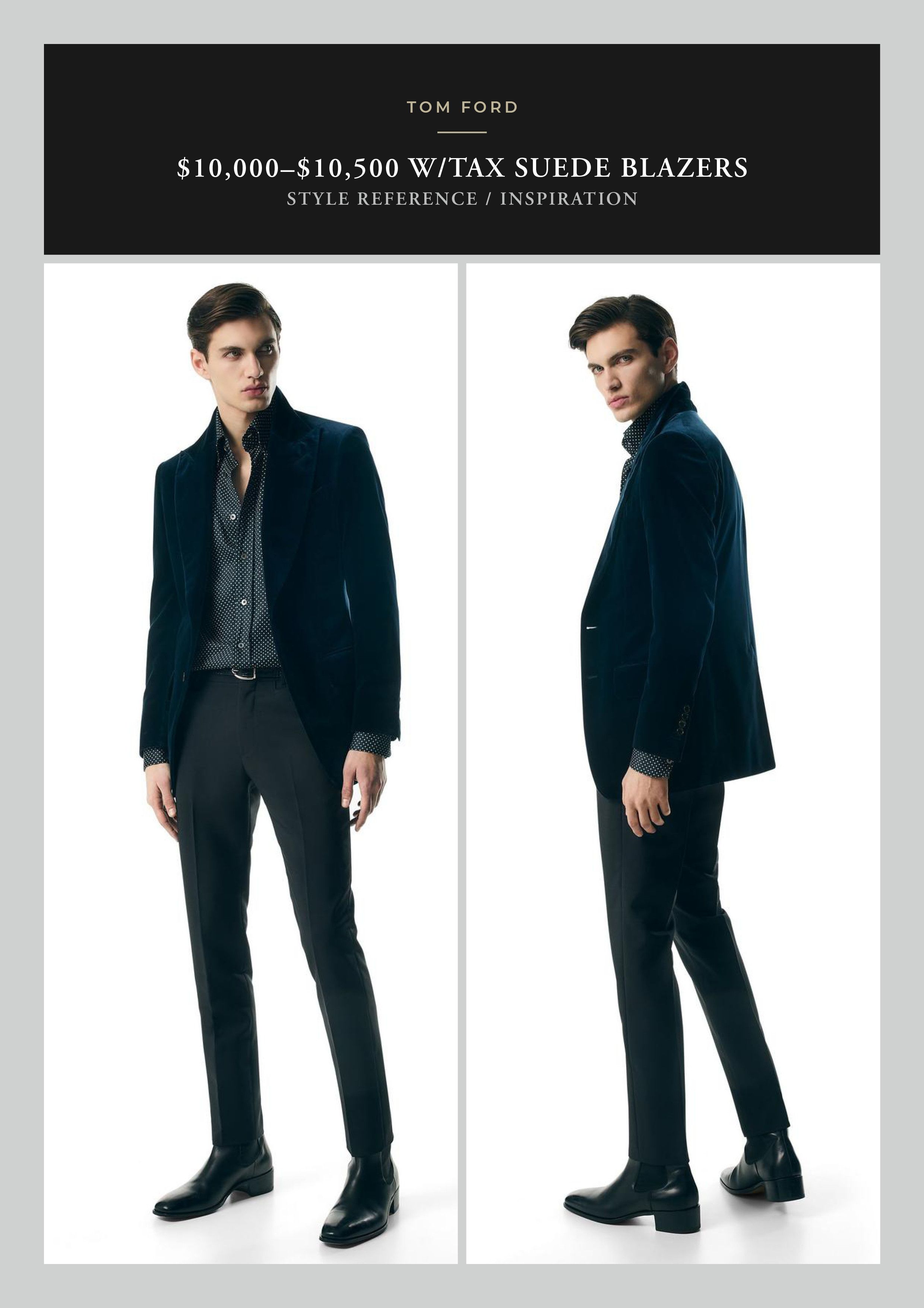Tom Ford Ultimate Rare $10,700 w/tax TOM FORD Suede Blazer Size US L / EU 52-54 / 3 - 13 Thumbnail