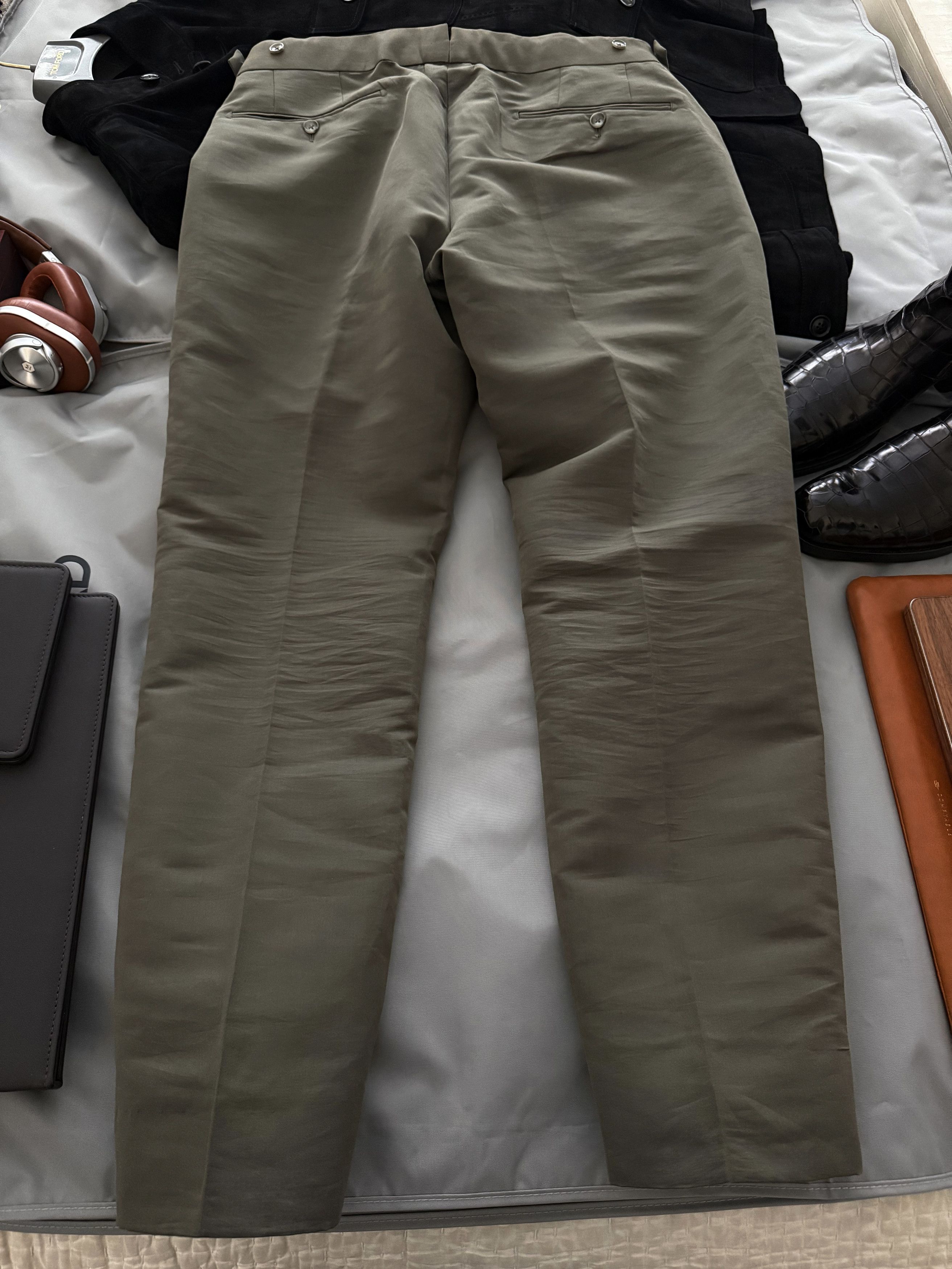 Tom Ford Best Dressed Rare $2,400 w/tax Metal Clip Silk Blend Pants Size US 34 / EU 50 - 17 Thumbnail