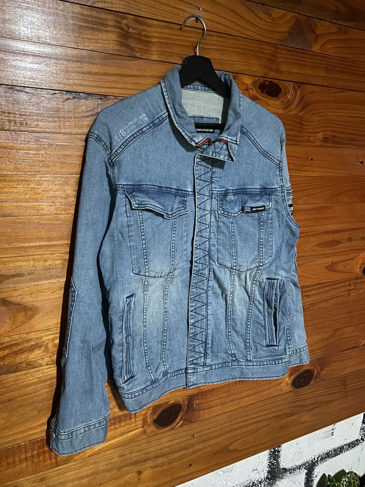 Japanese Brand Blue Monster Clothing BM78 Denim Utility Jacket Size US S / EU 44-46 / 1 - 5 Thumbnail
