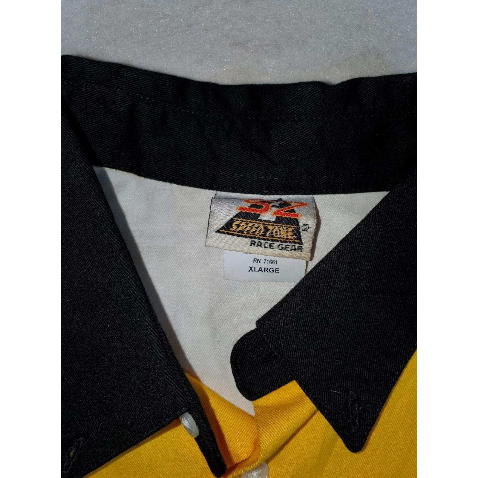Speedo VINTAGE Speed Zone Race Gear Pit Crew Shirt "Tittle Brother Racing" Cobra Jet! Size US XL / EU 56 / 4 - 4 Thumbnail