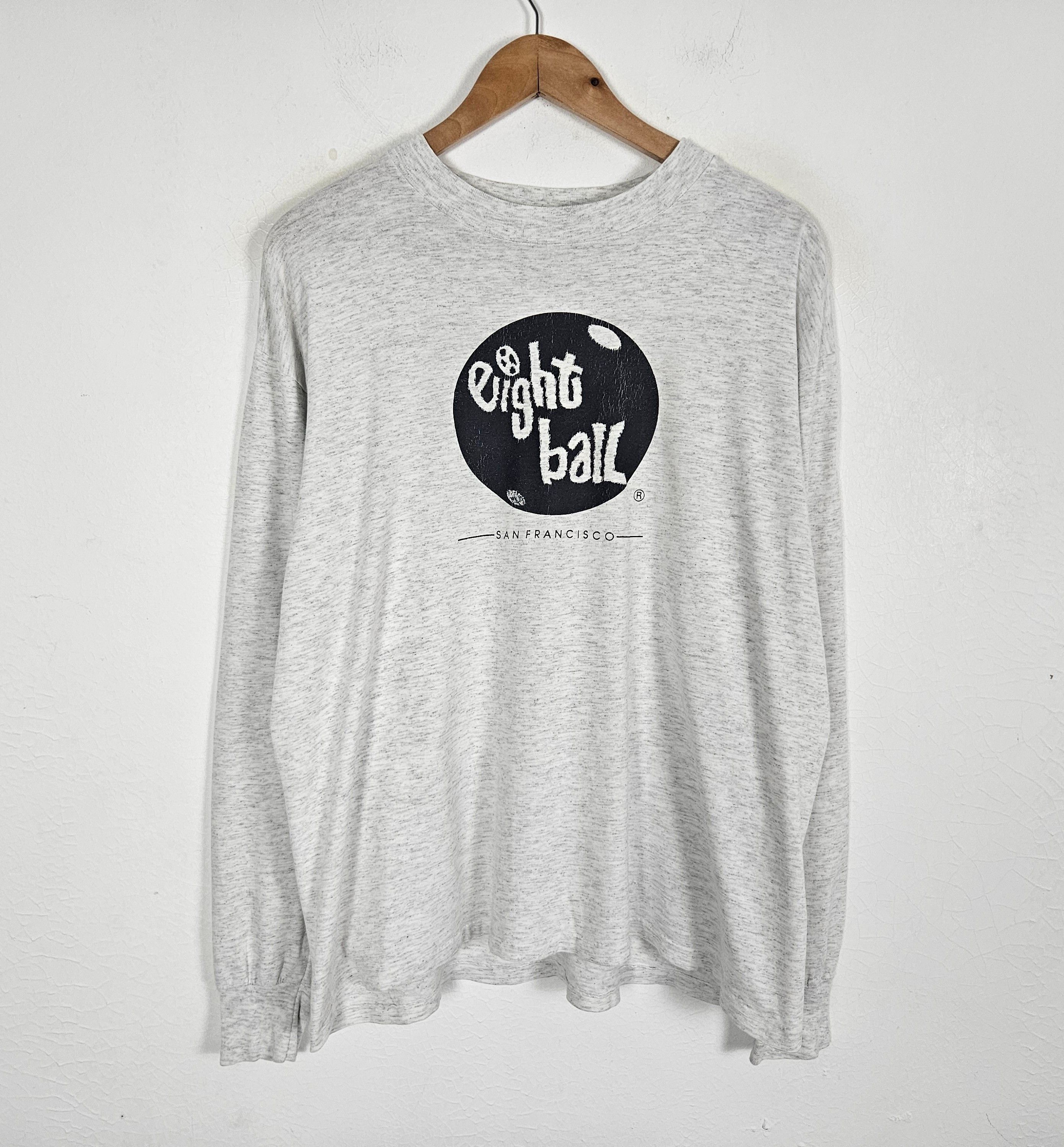Band Tees × Vintage Vintage 90s Eightball Records San Francisco Tee Shirt Size US L / EU 52-54 / 3 - 3 Thumbnail