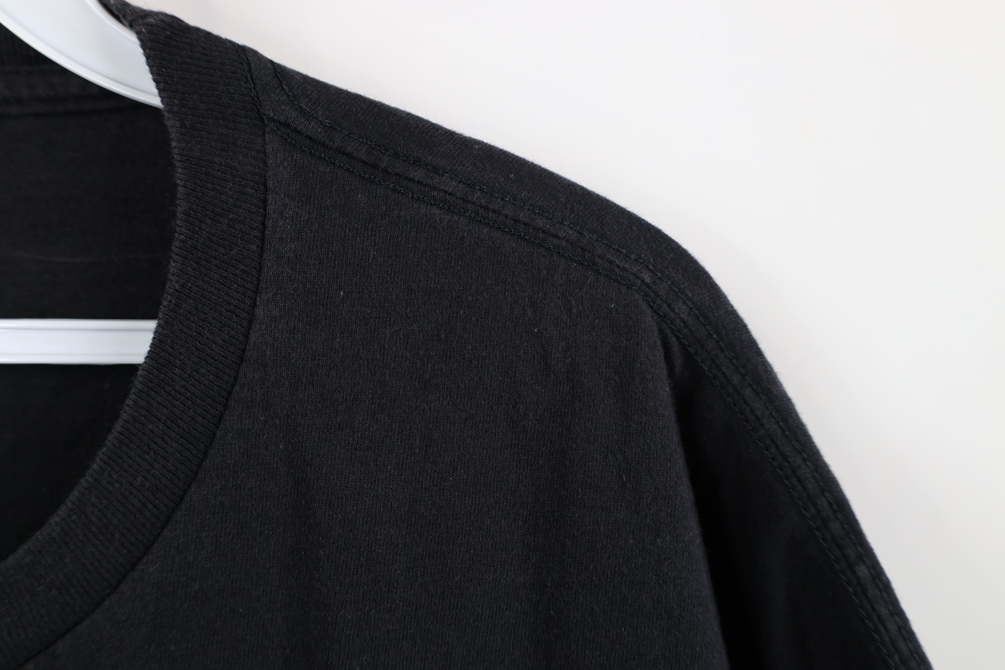 Vintage Vintage 90s Y2K Streetwear Short Sleeve T-Shirt Black Cotton Size US XXL / EU 58 / 5 - 5 Thumbnail